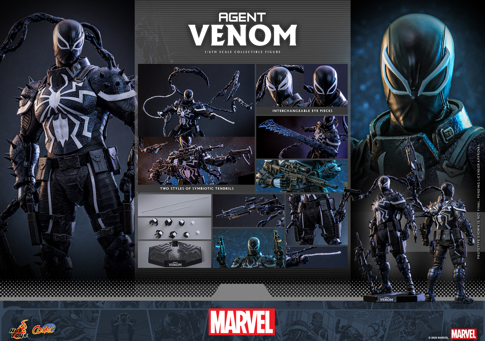 Hottoys – Marvel 1/6 CMS025 Agent Venom (Licensed)
