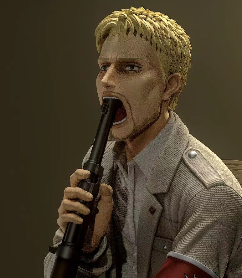 Model Power Studio – Attack on Titan Despairing Reiner Braun
