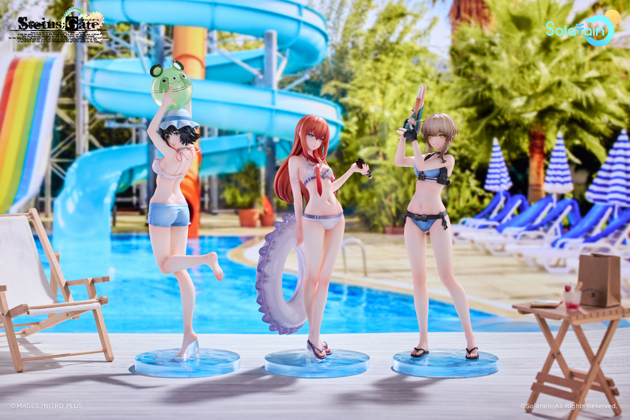 Solarain Toys – Steins;Gate Kurisu Makise & Mayuri Shiina & Suzuha Amane 1/7 Swimsuit (Licensed)