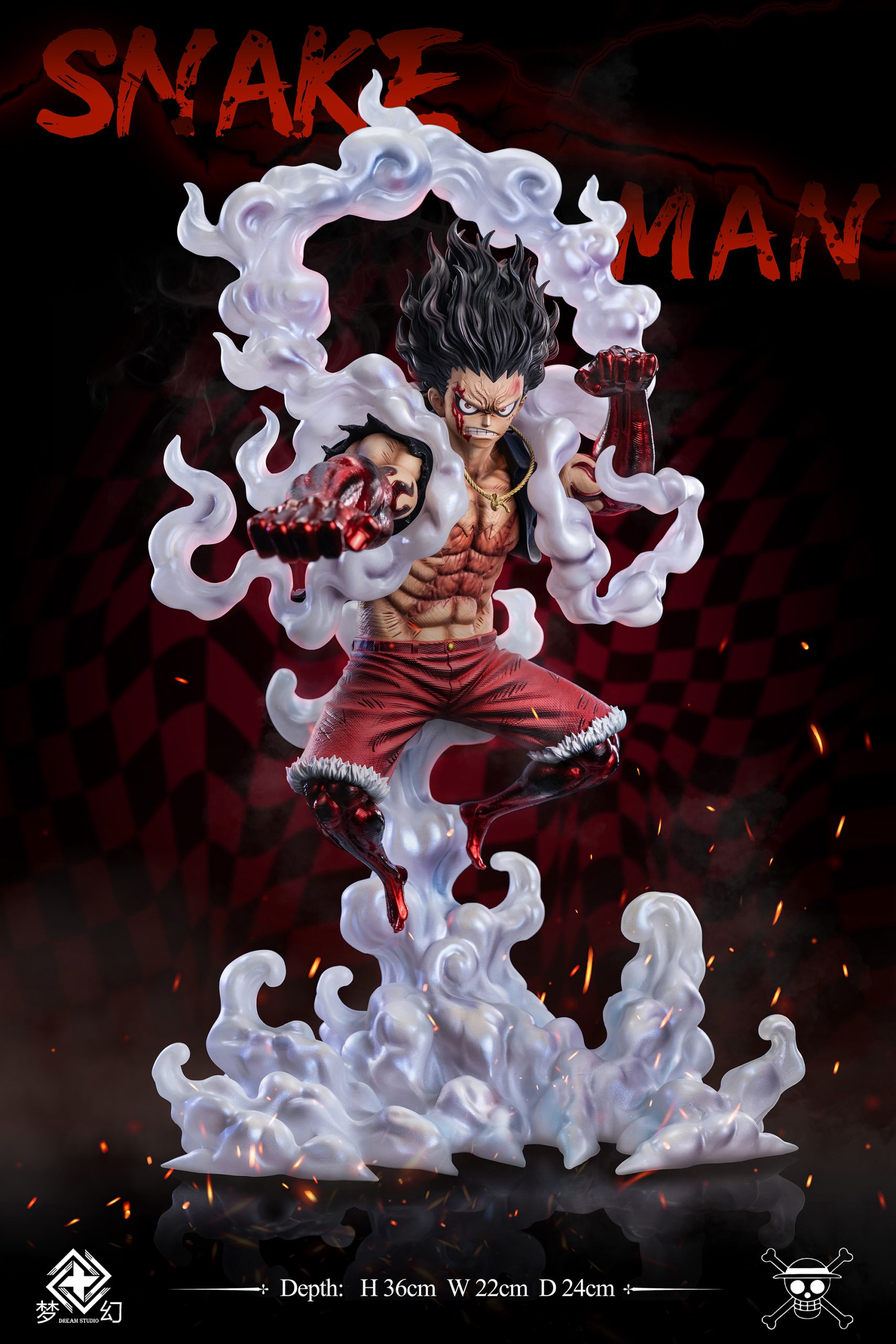 Dream Studio – One Piece Gear 4 Snakeman Luffy