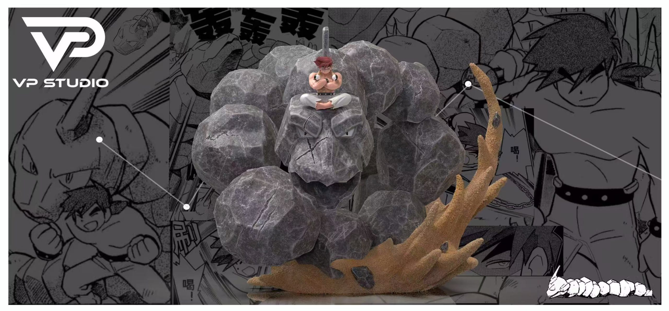 VP Studio – Pokémon Vehicle Series #3 Bruno & Onix