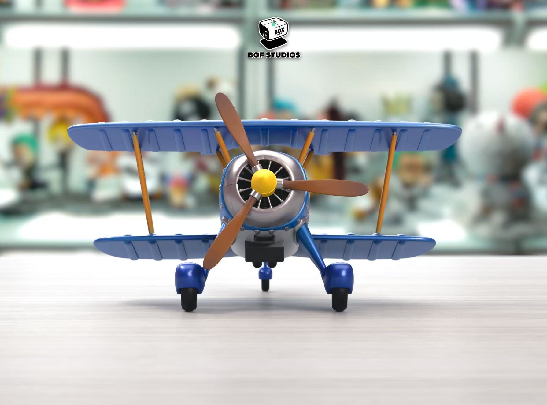BOF Studio – Dr. Slump 6th Anniversary Arale Airplane Background Model