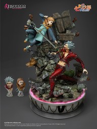 Figurama Collectors – Nanatsu no Taizai: Imashime no Fukkatsu Ban & King Elite Fandom 1/6 Scale Statue (Licensed)