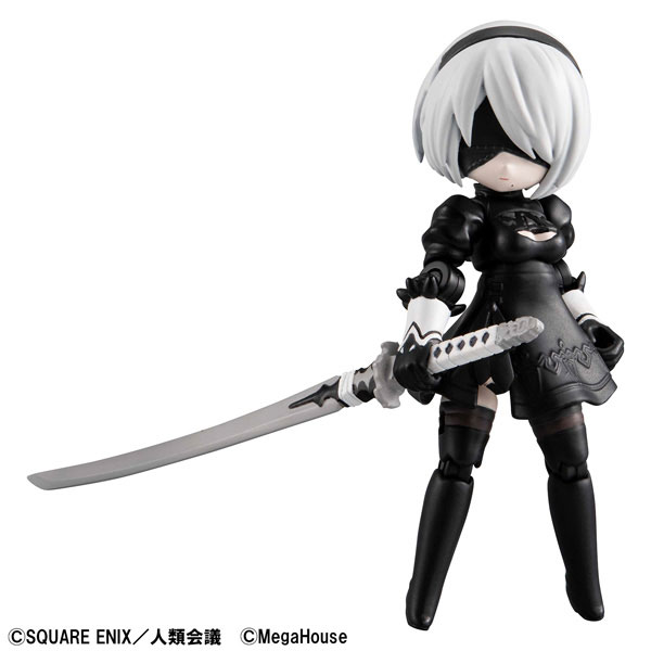 MegaHouse Studio – Desktop Army NieR:Automata Ver1.1a Collab 2B Posable Figure (Licensed)