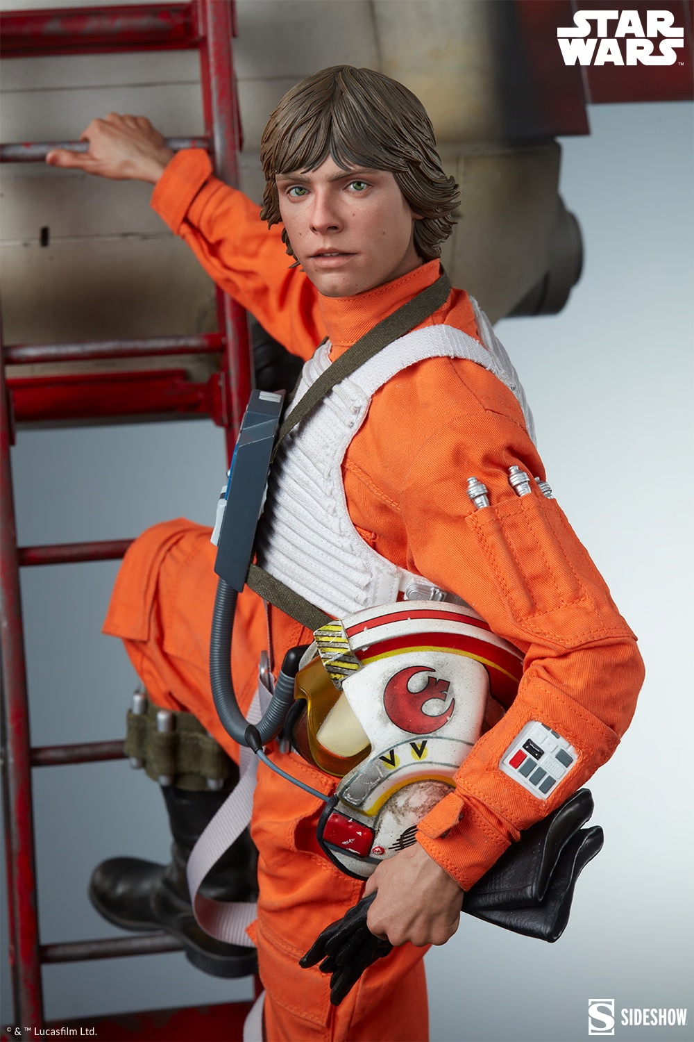 Sideshow Collectibles – Luke Skywalker & X-Wing: Red Five 3008952 (Licensed)