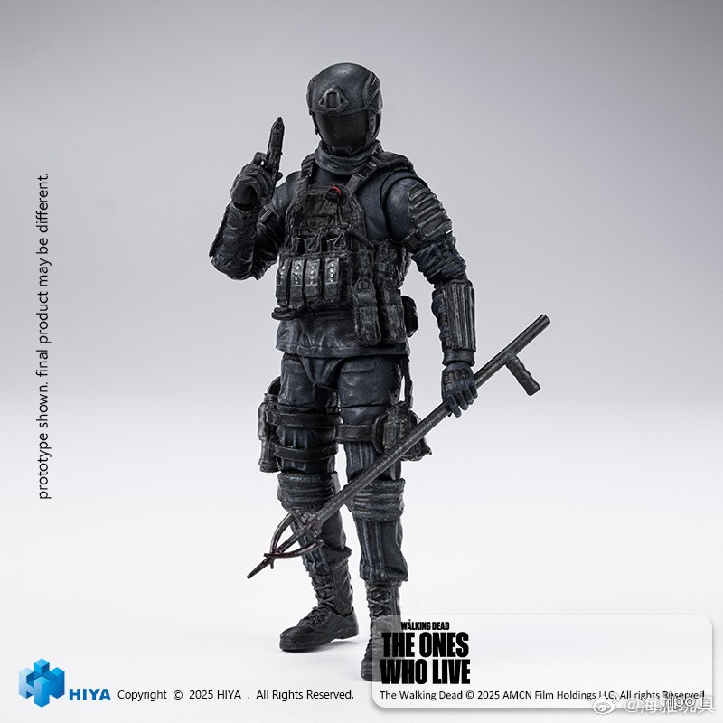 HIYA Toys – The Walking Dead: The Ones Who Live Civic Republic Military Soldier EMW0435 (Licensed)