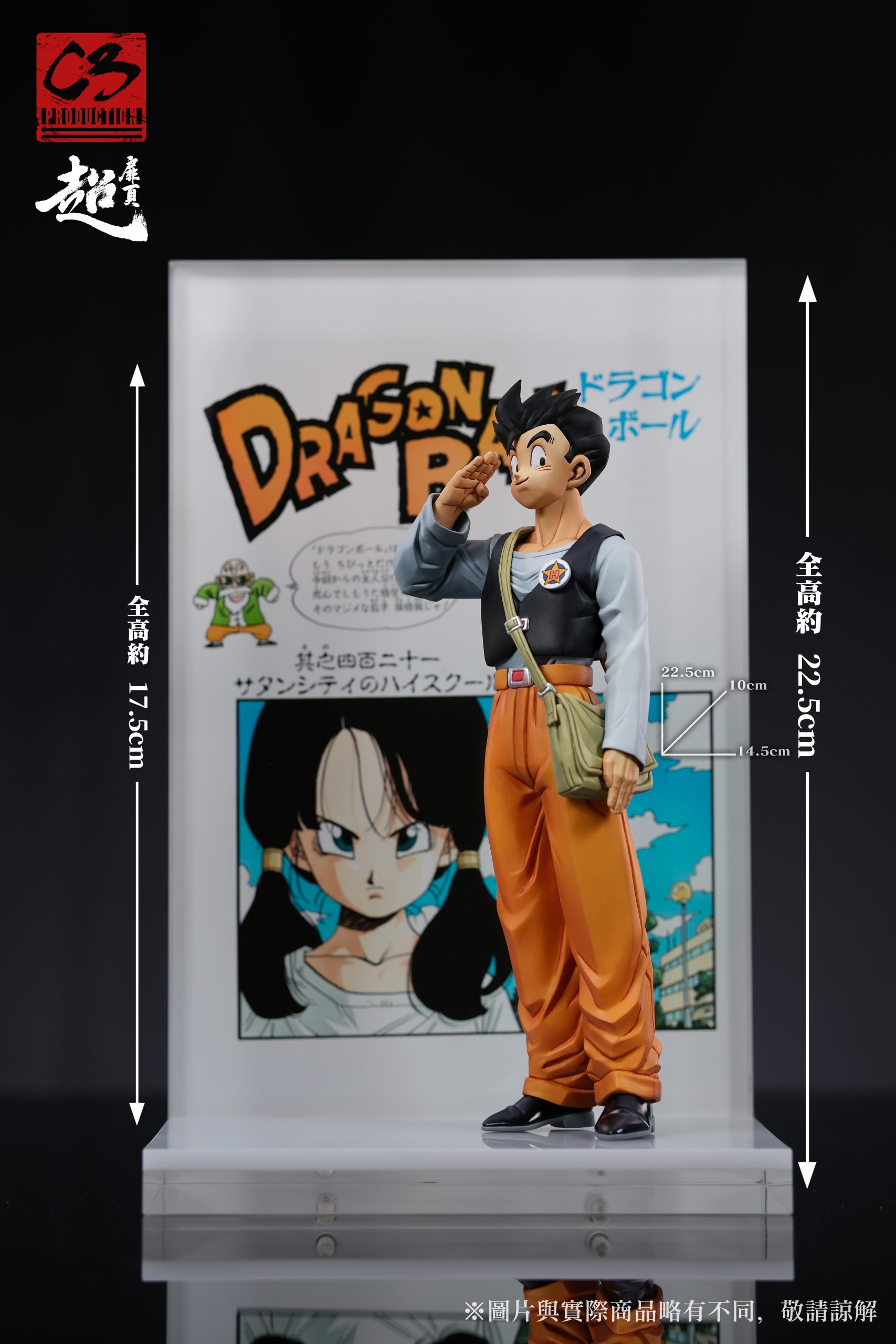 C3 Studio – Dragon Ball Color Page Satan City High School Son Gohan