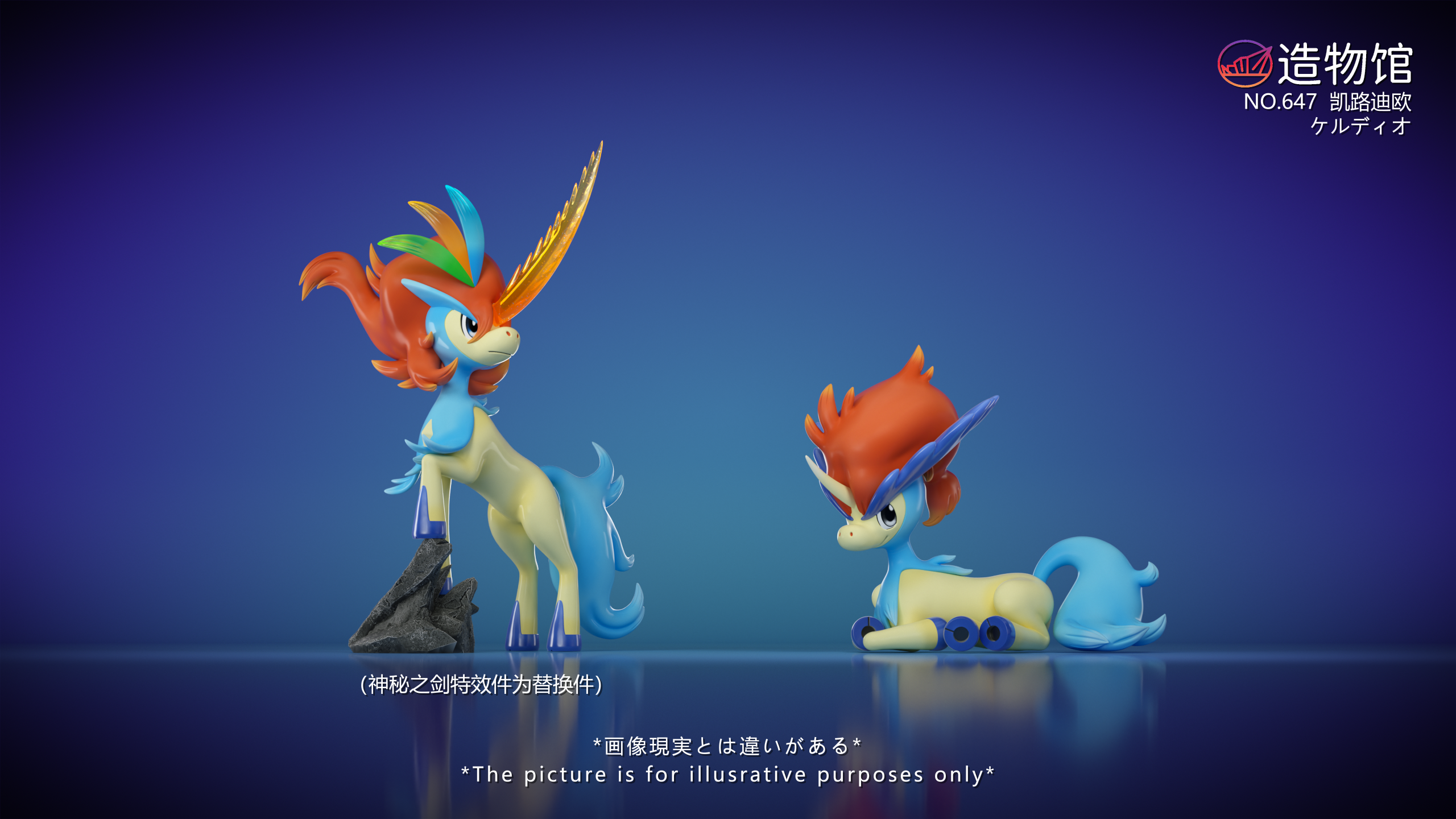 ZaoWu Museum Studio – Pokémon Mythical Pokémon #6 Keldeo (Dual Form)