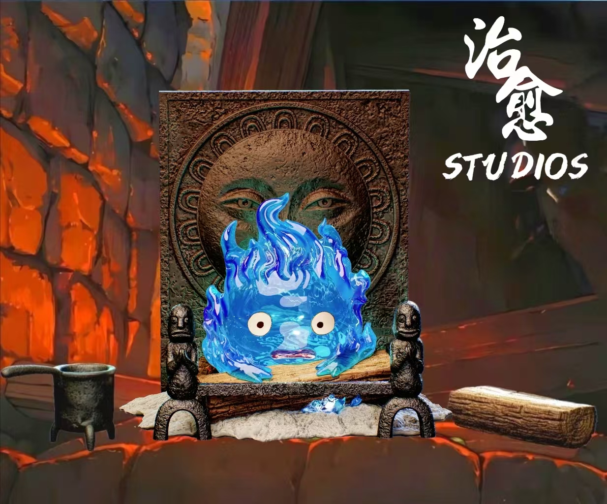 Zhi Yu Studio – Howl’s Moving Castle Heart of Fire Calcifer