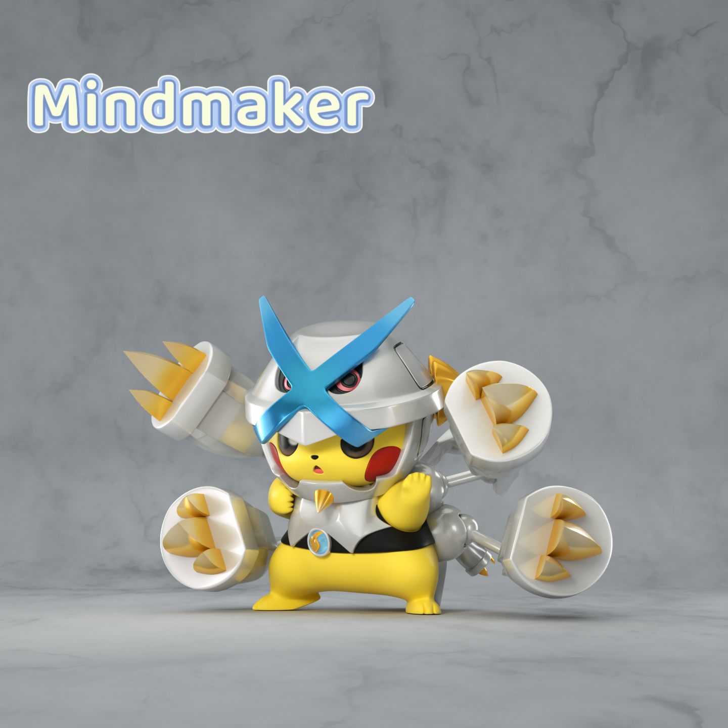 MindMaker Studio – Pokémon Changskin #5 Pikachu Mega Metagross