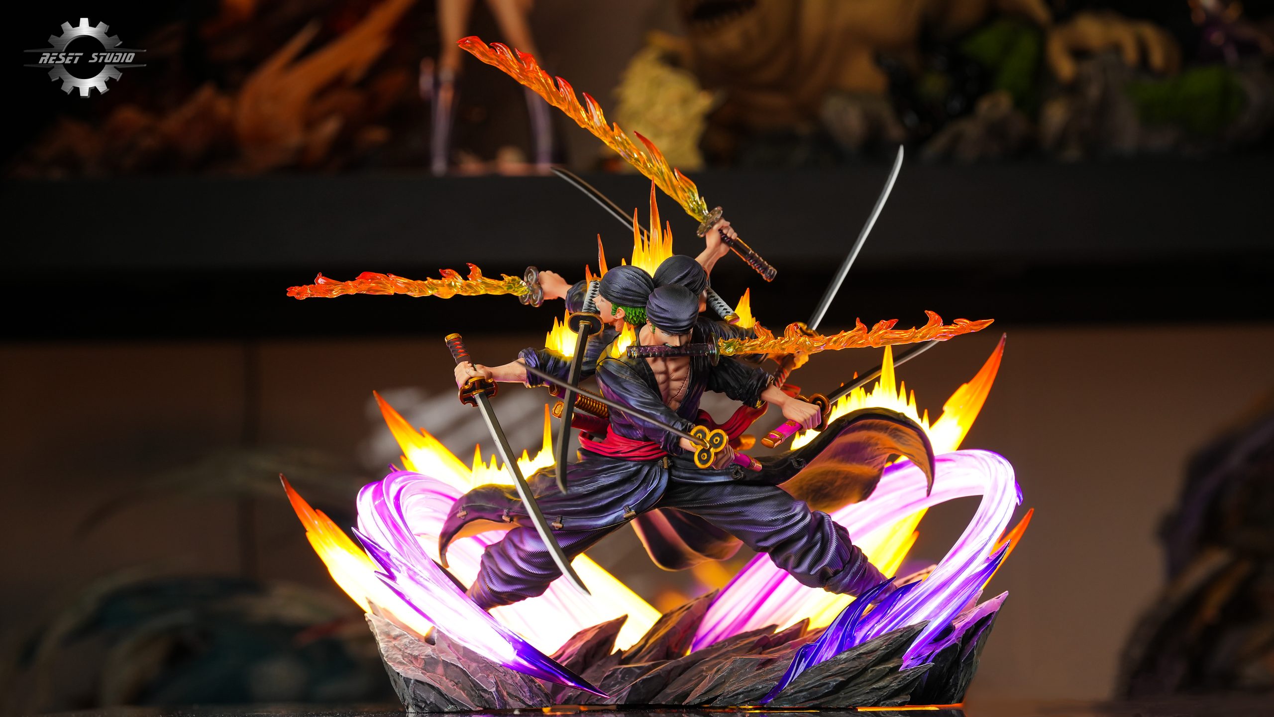Reset Studio – One Piece Asura Draw Sword Dance of the Dead Zoro of the Demon Aura Nine Sword Style
