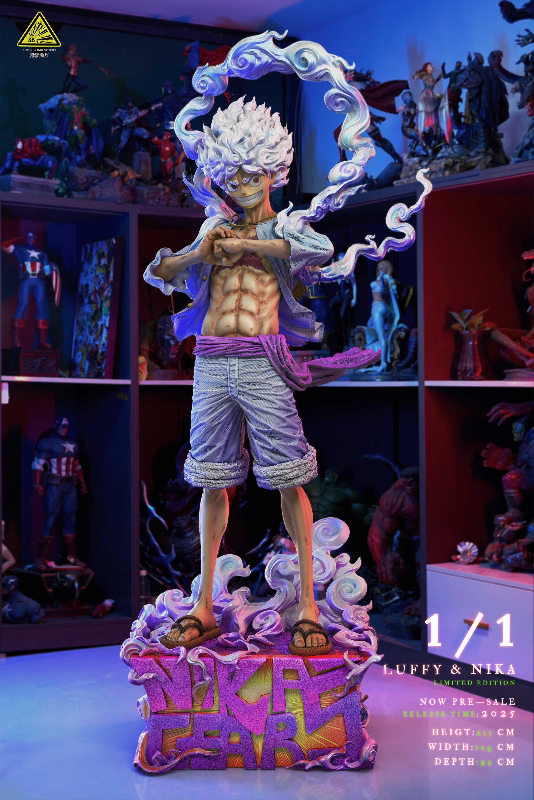 Super Bomb Studio – One Piece 1/1 & 1/2 Nikka Luffy
