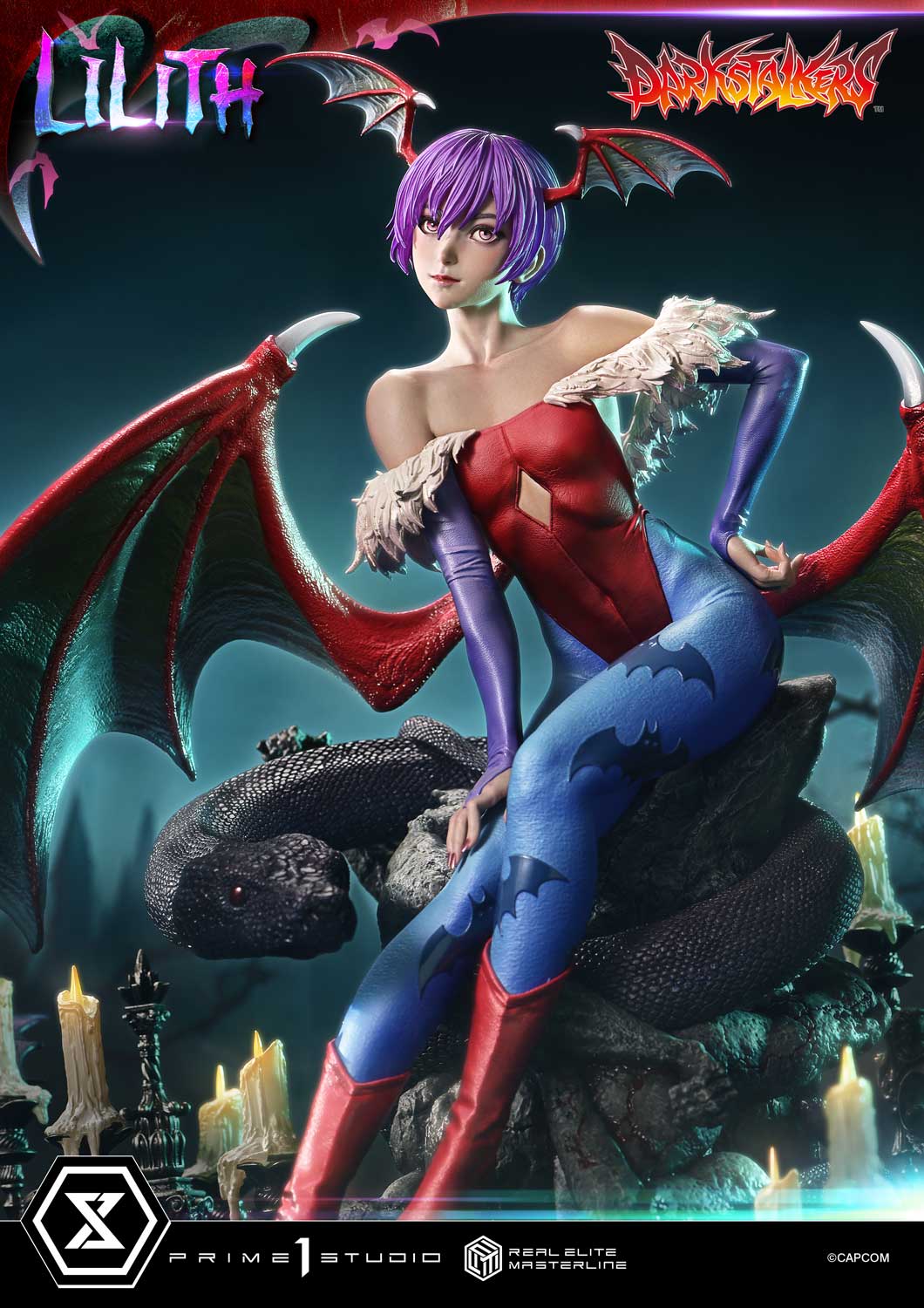 Prime 1 Studio – Real Elite Masterline Darkstalkers Lilith REMDKS-02 REMDKS-02S (Licensed)