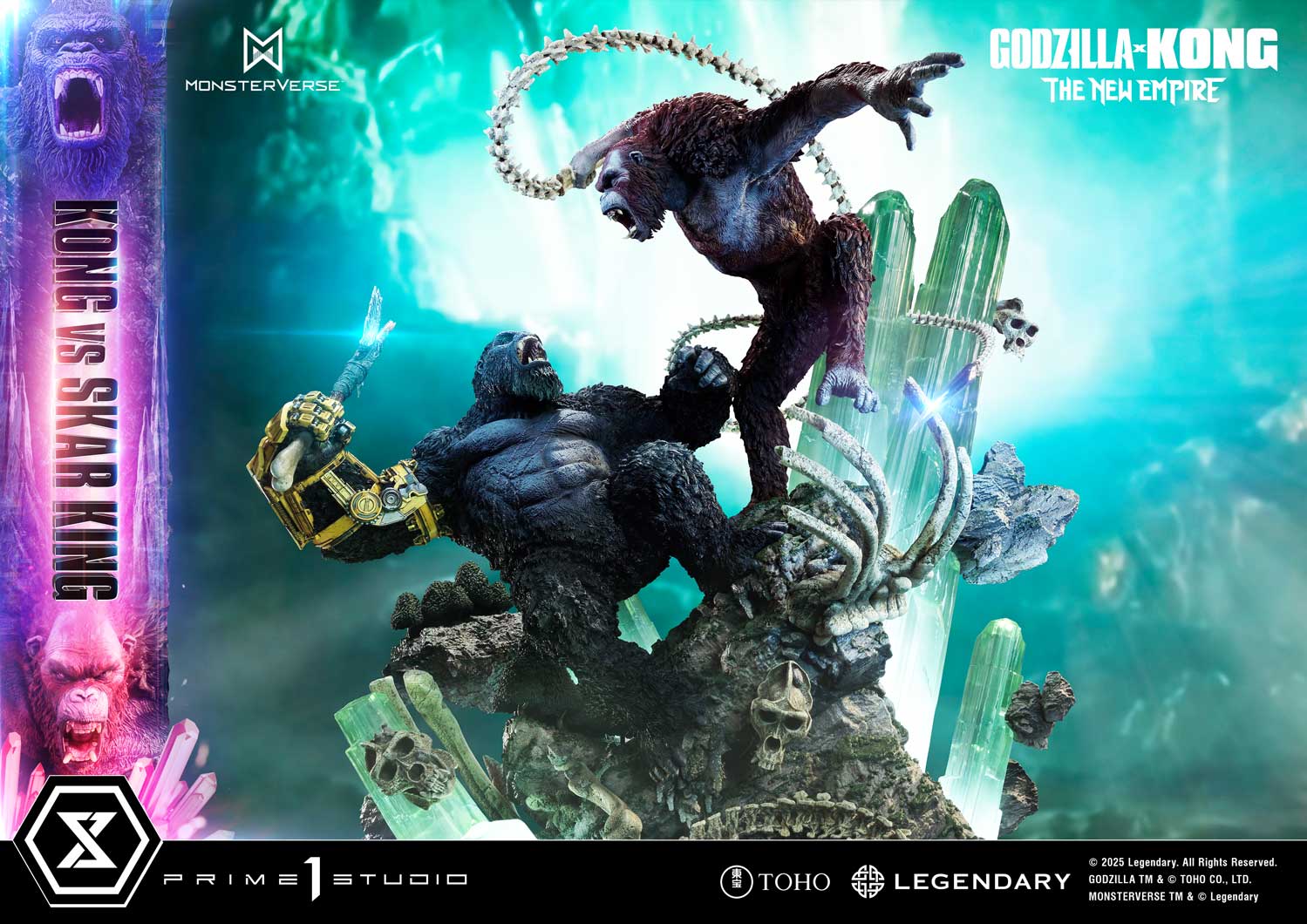 Prime 1 Studio – Ultimate Diorama Masterline Godzilla x Kong: The New Empire (Film) Kong vs Skar King UDMGXK-02 UDMGXK-02S (Licensed)