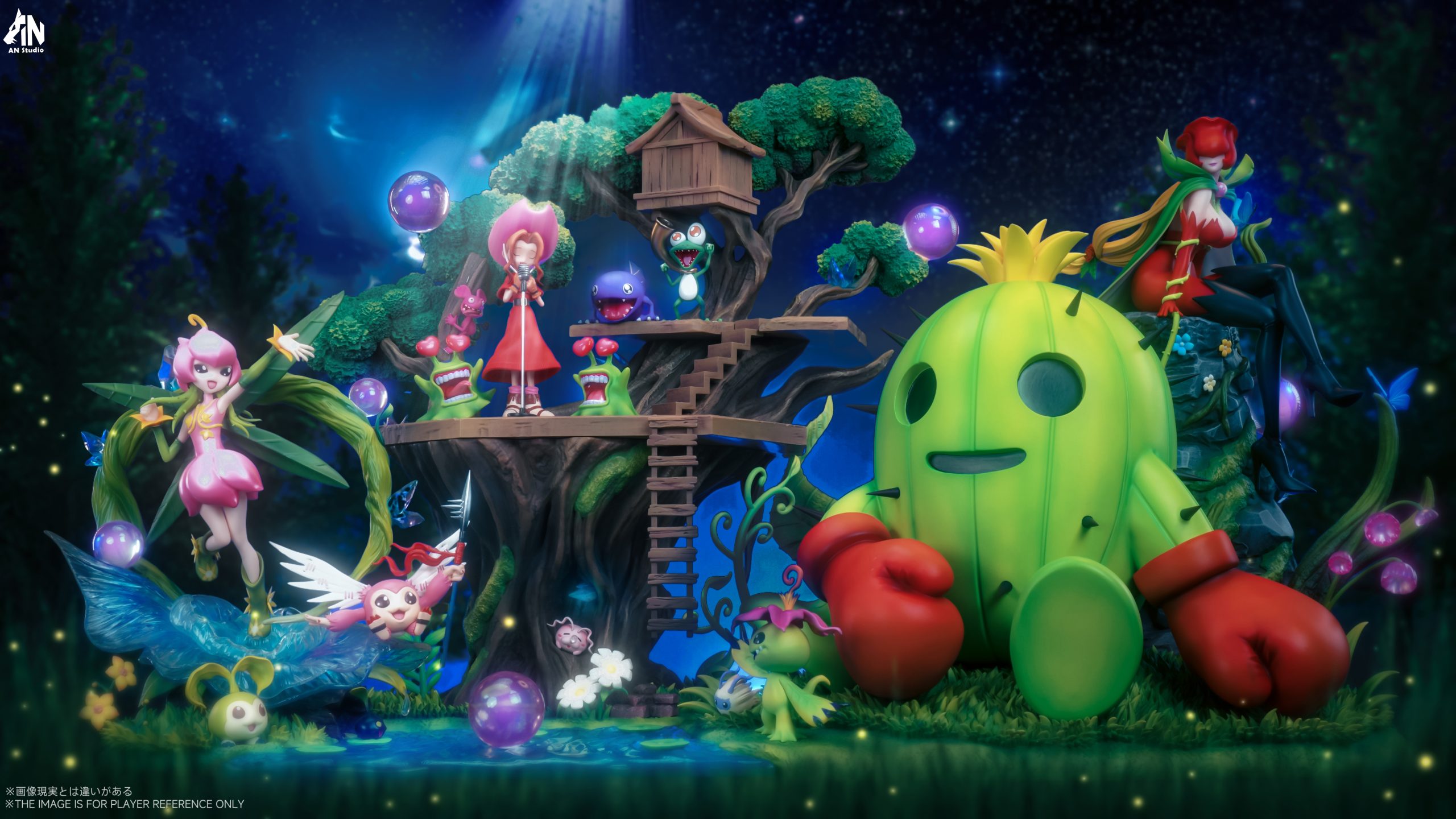 AN Studio – Digimon Pure Ecology Splicing Series Rosemon & Togemon & Mimi Tachikawa