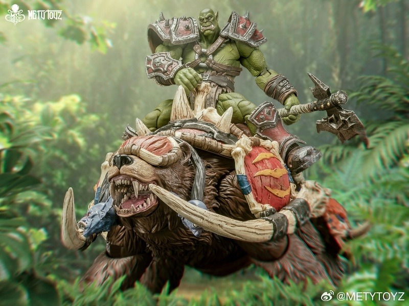 METYTOYZ – World of Warcraft War Armor Giant Bear Series Mount Model (Licensed)