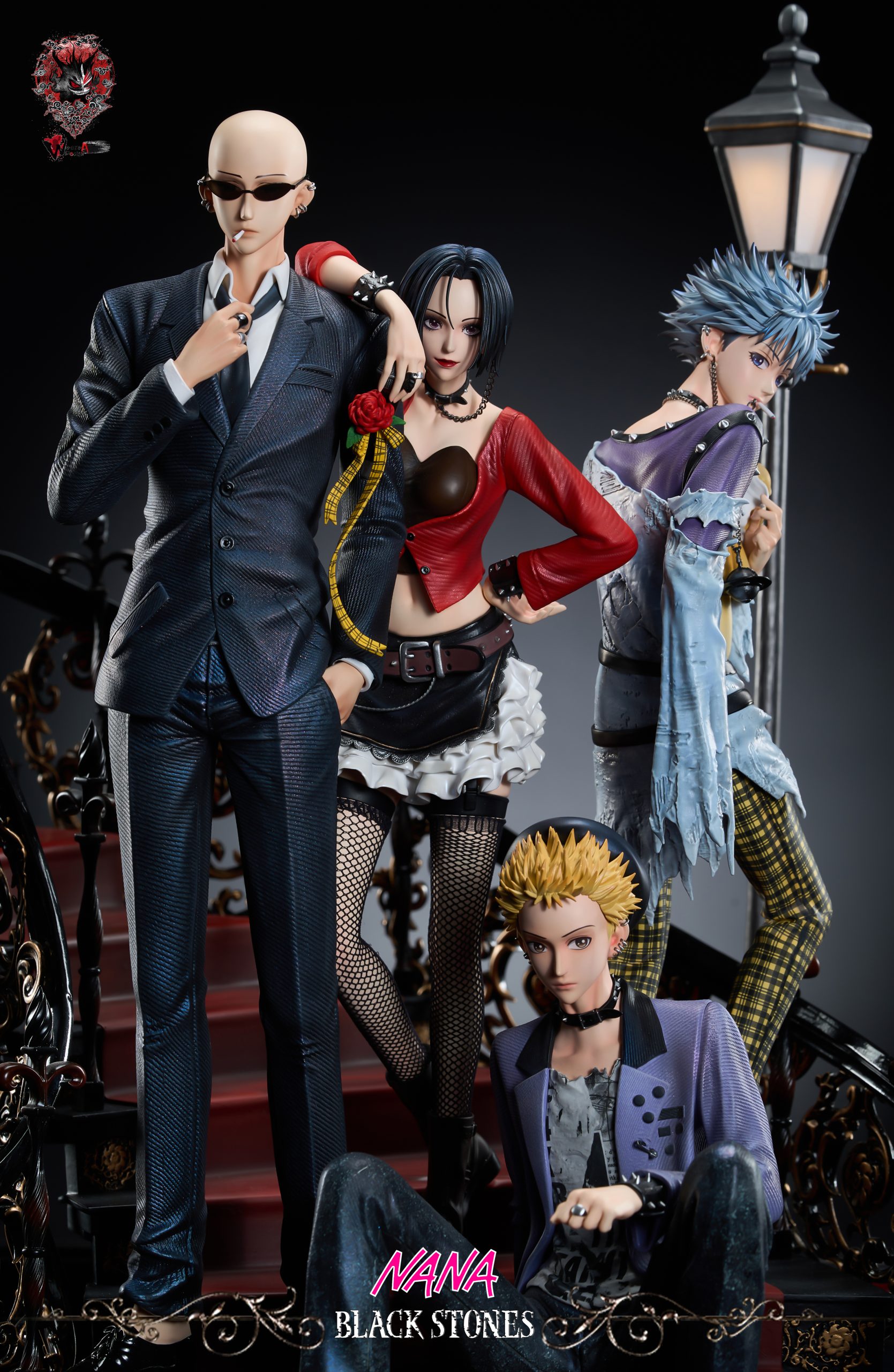 Weare A Design Studio – NANA 2.0 Black Stones Nana & Shinichi & Nobuo & Yasushi