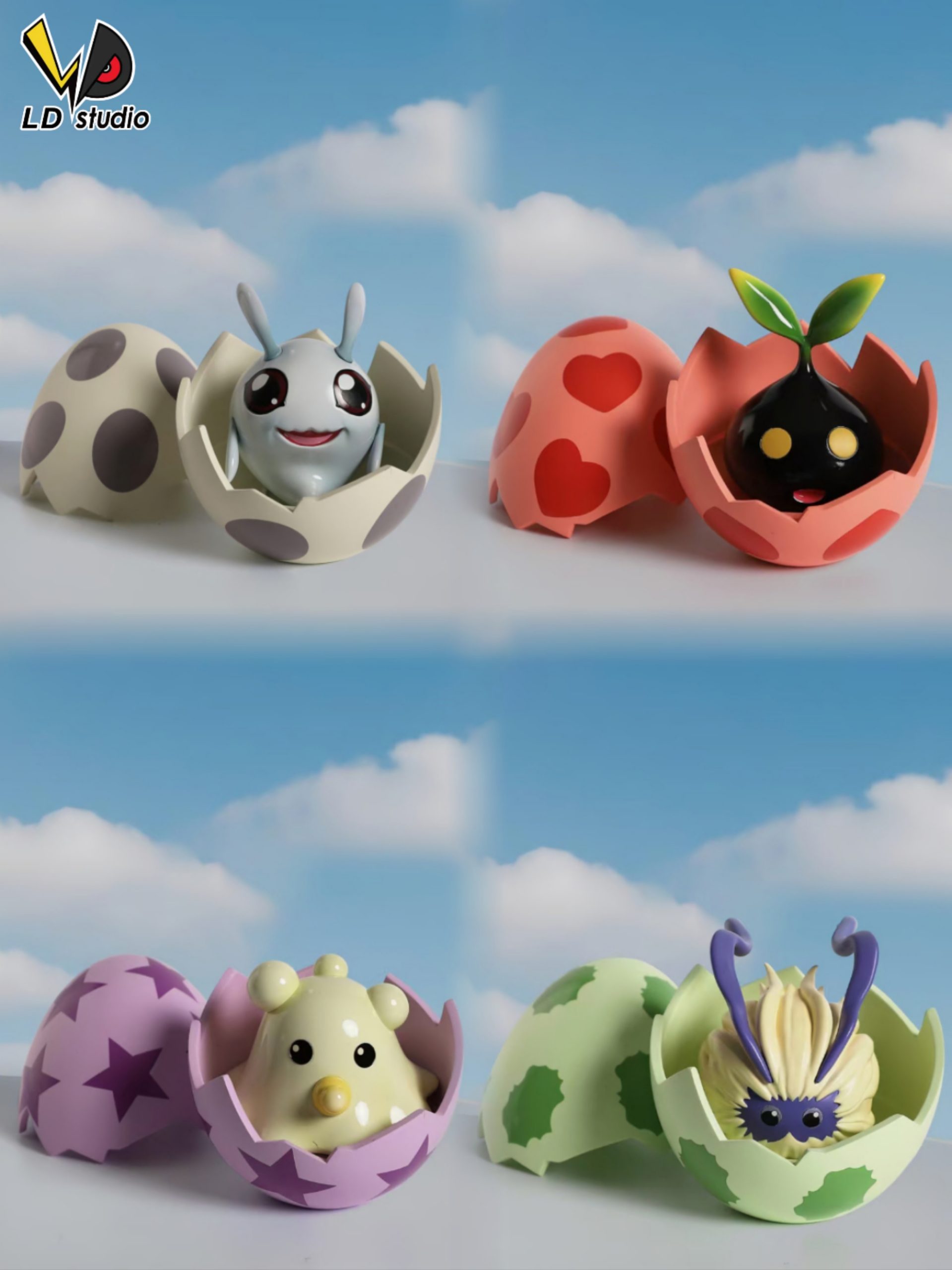LD Studio – Digimon Series Bubbmon & Pichimon & Nyokimon & Yuramon