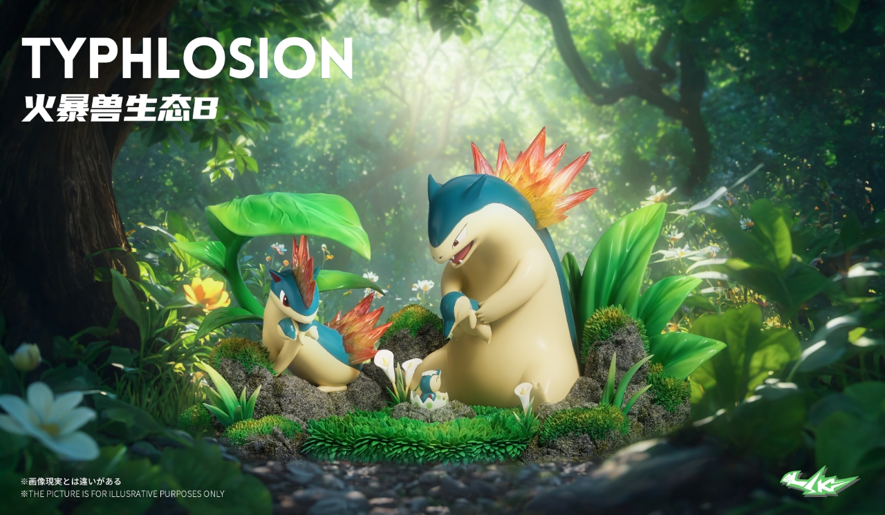 Sk Studio – Pokémon Ecological Series Typhlosion Evolution Set