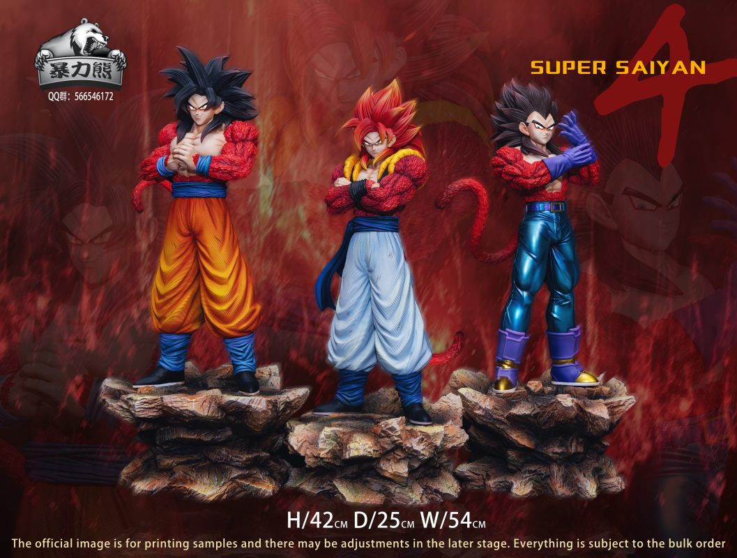 Violent bear Studio – Dragon Ball Super Saiyan 4 2.0 series Son Goku & Vegeta & Gogeta