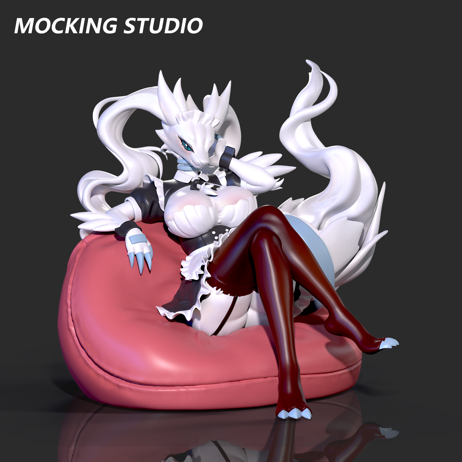Zhu Yi Wan Jia Studio – Pokémon Sexy Sports Reshiram and Maid White Dragon Reshiram