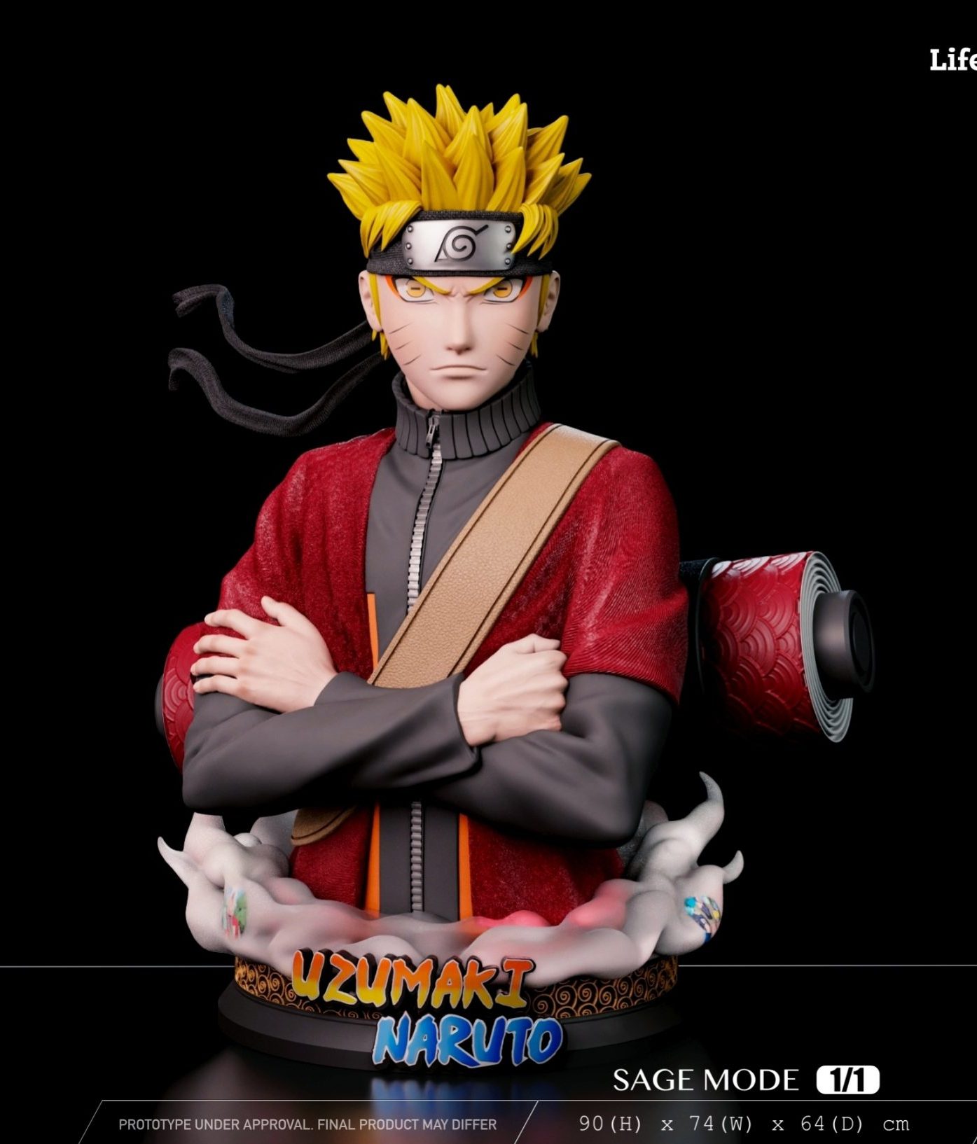 PowerClub Studio – Naruto First Appearance in Sage Mode 1/1 Bust