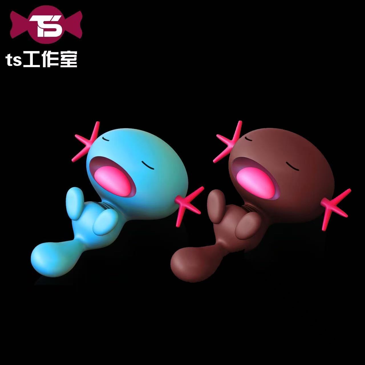 TS Studio – Pokémon Male And Female Wooper