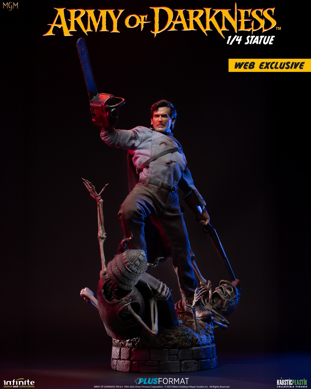 Infinite Statue – Army of Darkness Ash 1/4 Plus Format Statue (Licensed)
