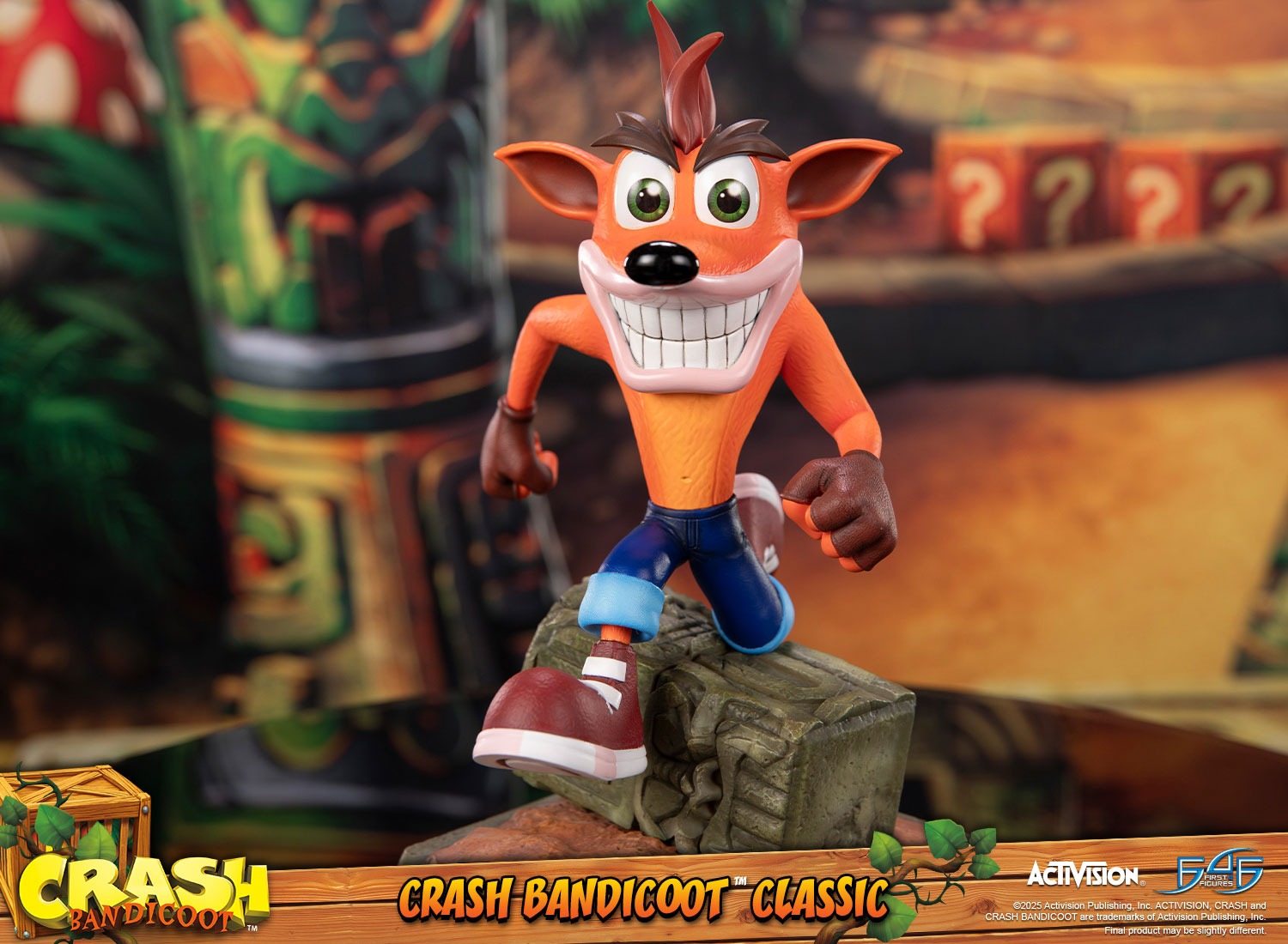 First 4 Figures – Crash Bandicoot Classic Version CRASHGST (Licensed)