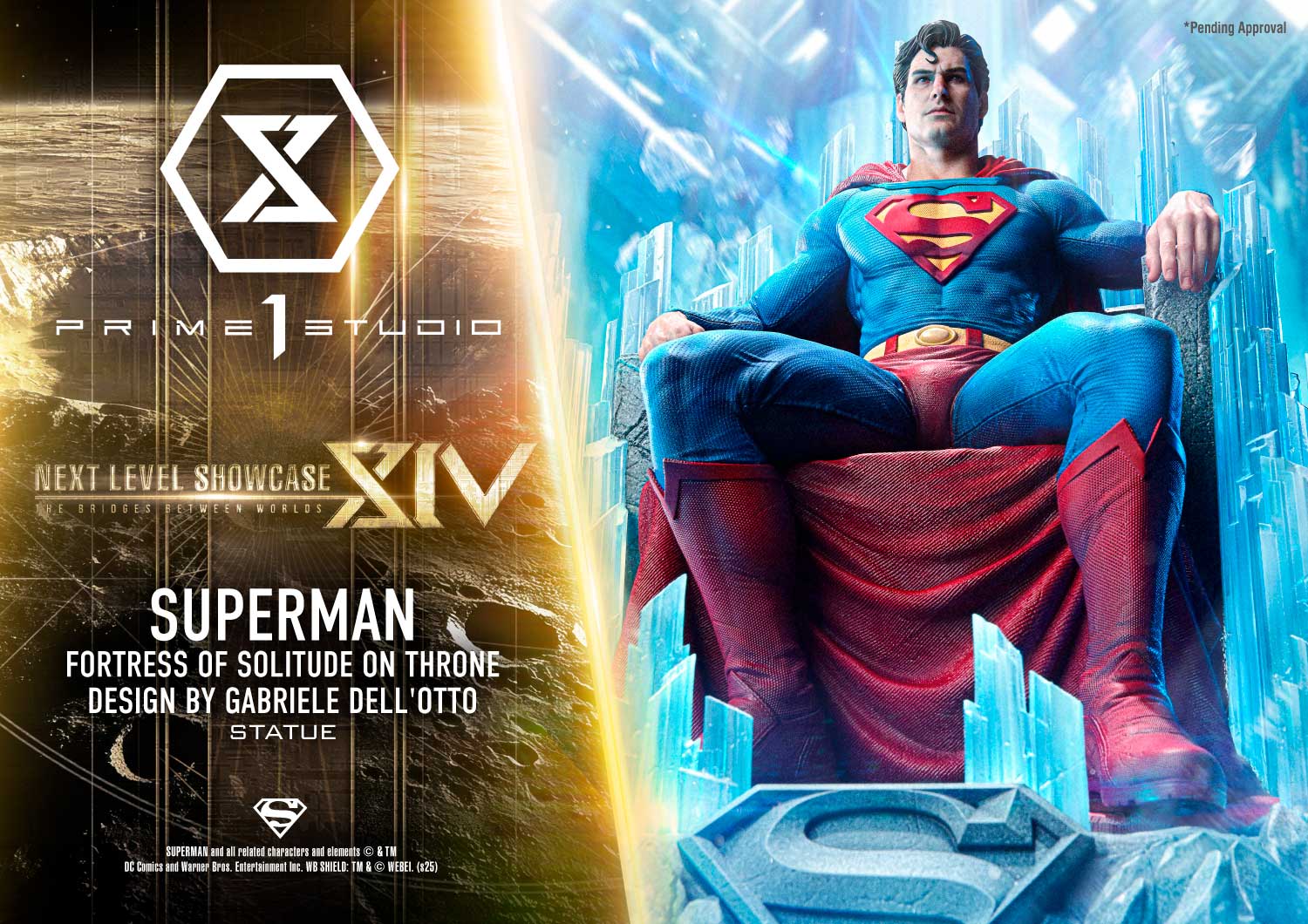 Prime 1 Studio – Superman (Comics) Superman Fortress of Solitude on Throne (Design by Gabriele Dell’Otto) (Licensed)