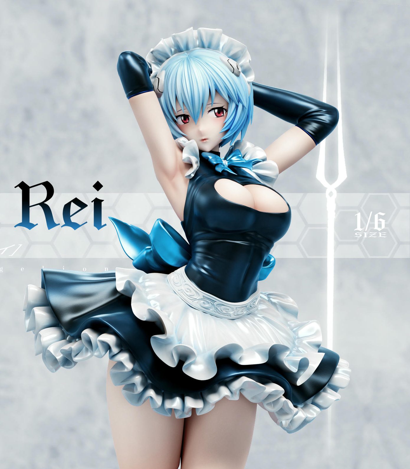 Ba Ji Studio – Neon Genesis Evangelion EVA Maid Series 02 Ayanami Rei