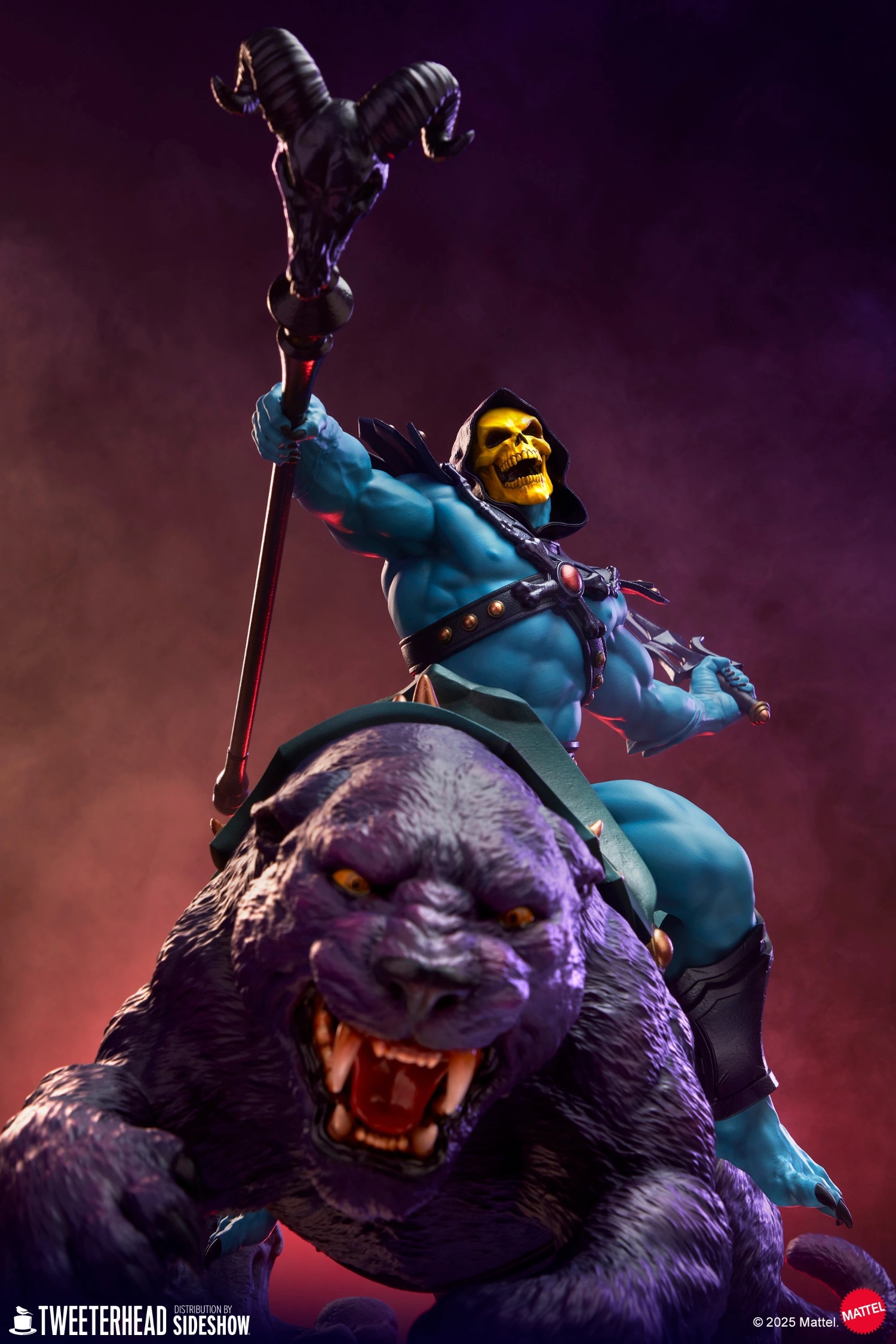 Sideshow Collectibles & Tweeterhead – Masters of the Universe Skeletor & Panthor 9041812 (Licensed)
