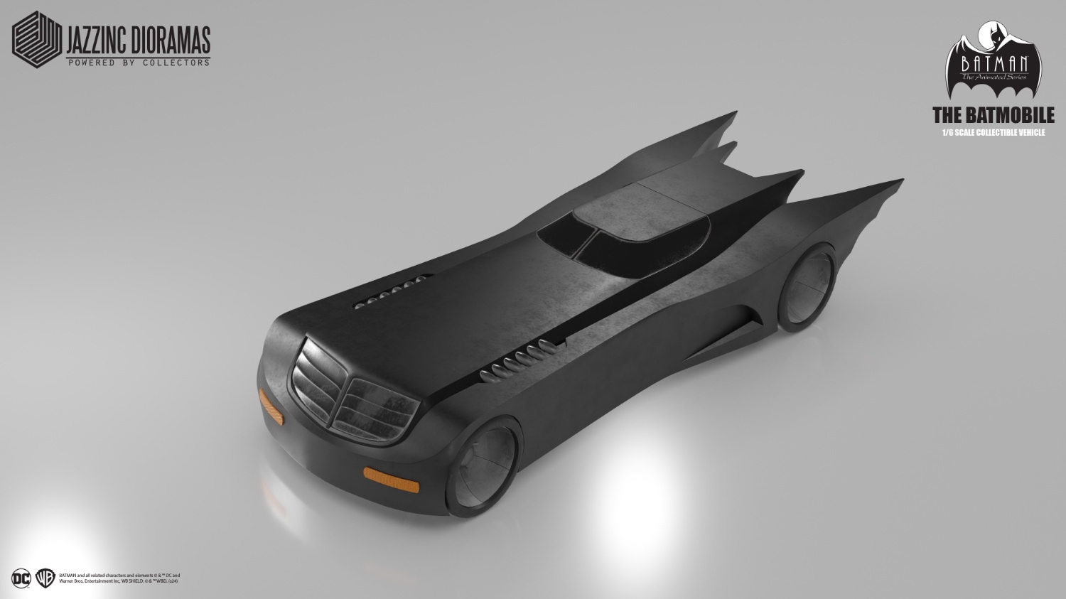 Jazzinc Dioramas Studio – 1/6 Batman The Animated Series (BTAS) Batmobile (Licensed)