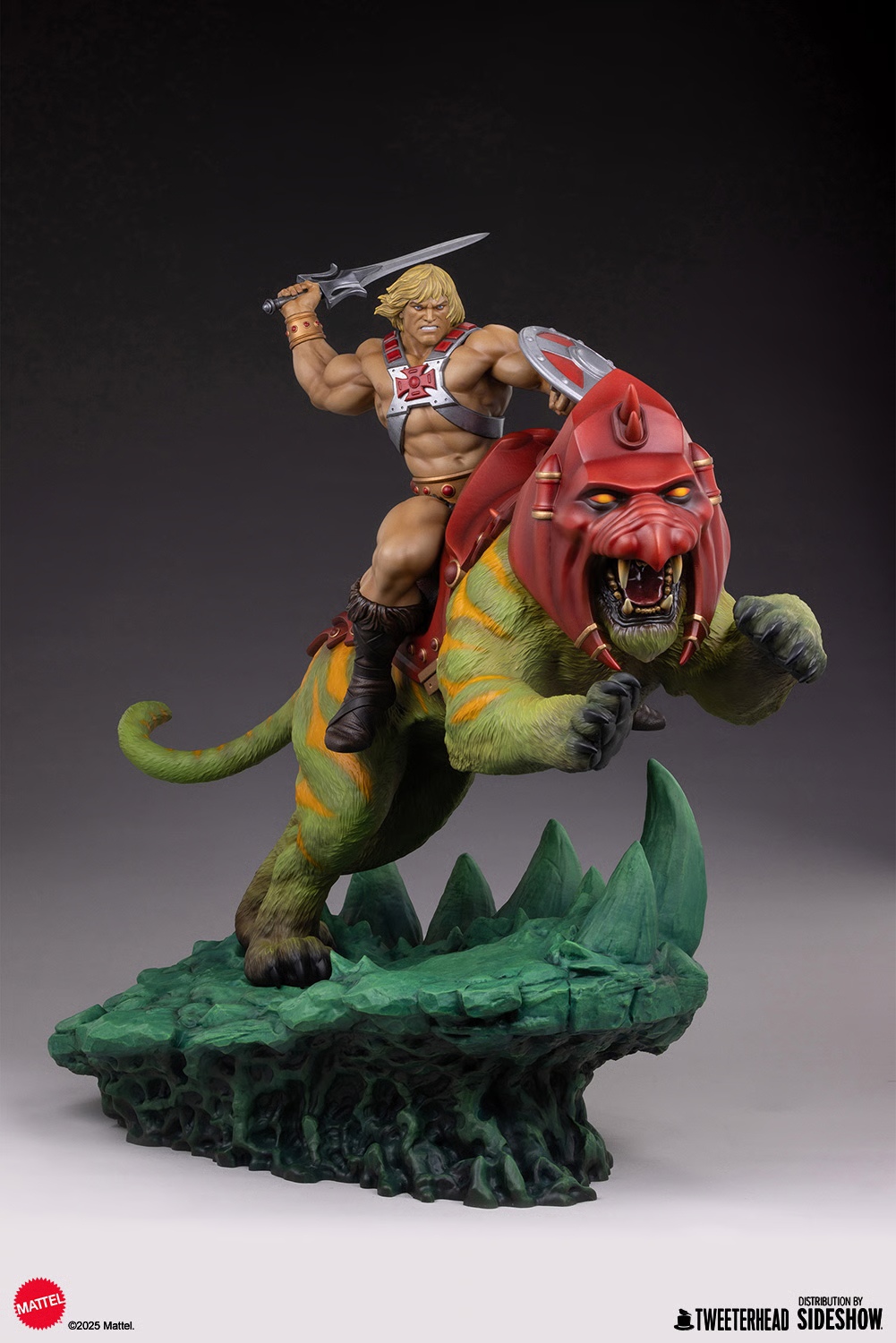 Sideshow Collectibles & Tweeterhead – Masters of the Universe He-Man & Battle Cat 9095112 (Licensed)
