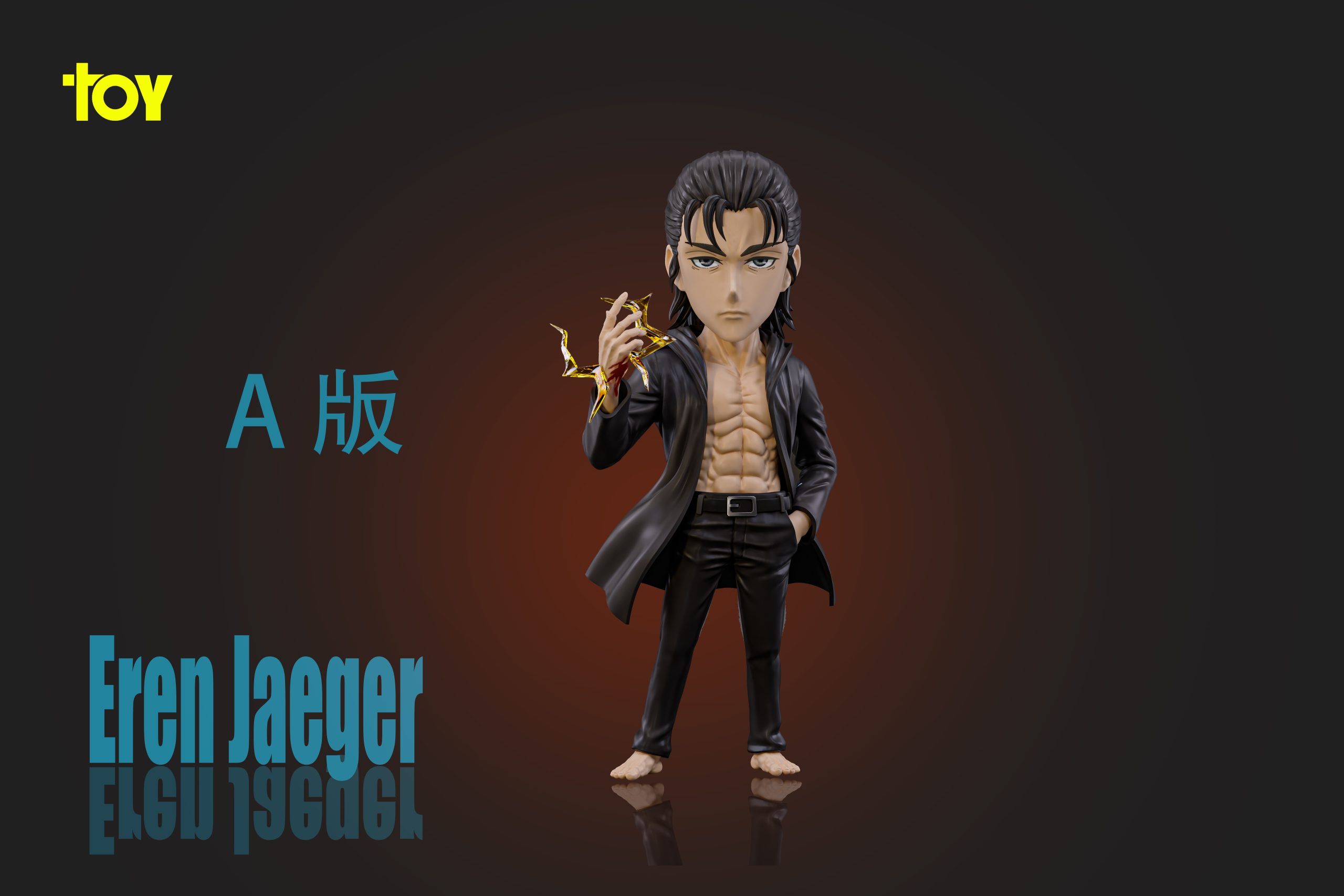 DK Studio & TOY Studio – Attack on Titan Anime IP Protagonist Resonance Series 07 Eren Jaeger