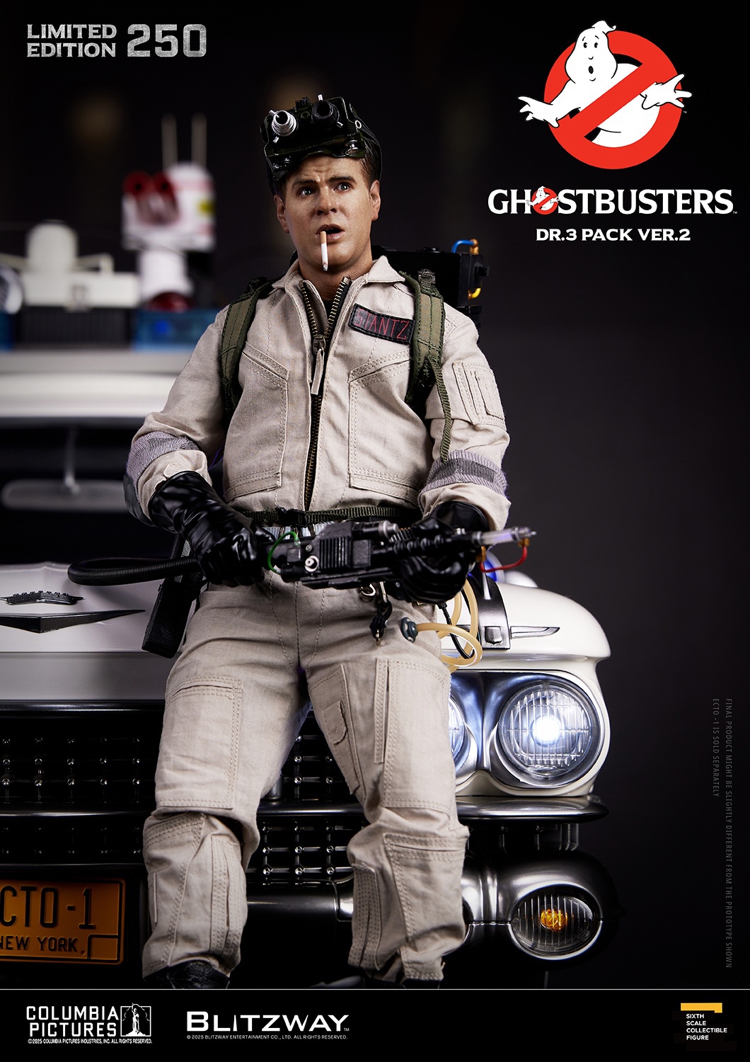 BLITZWAY – Ghostbusters Spengler Stantz Venkman Zeddemore 1/6 Scale Action Figure (Licensed)