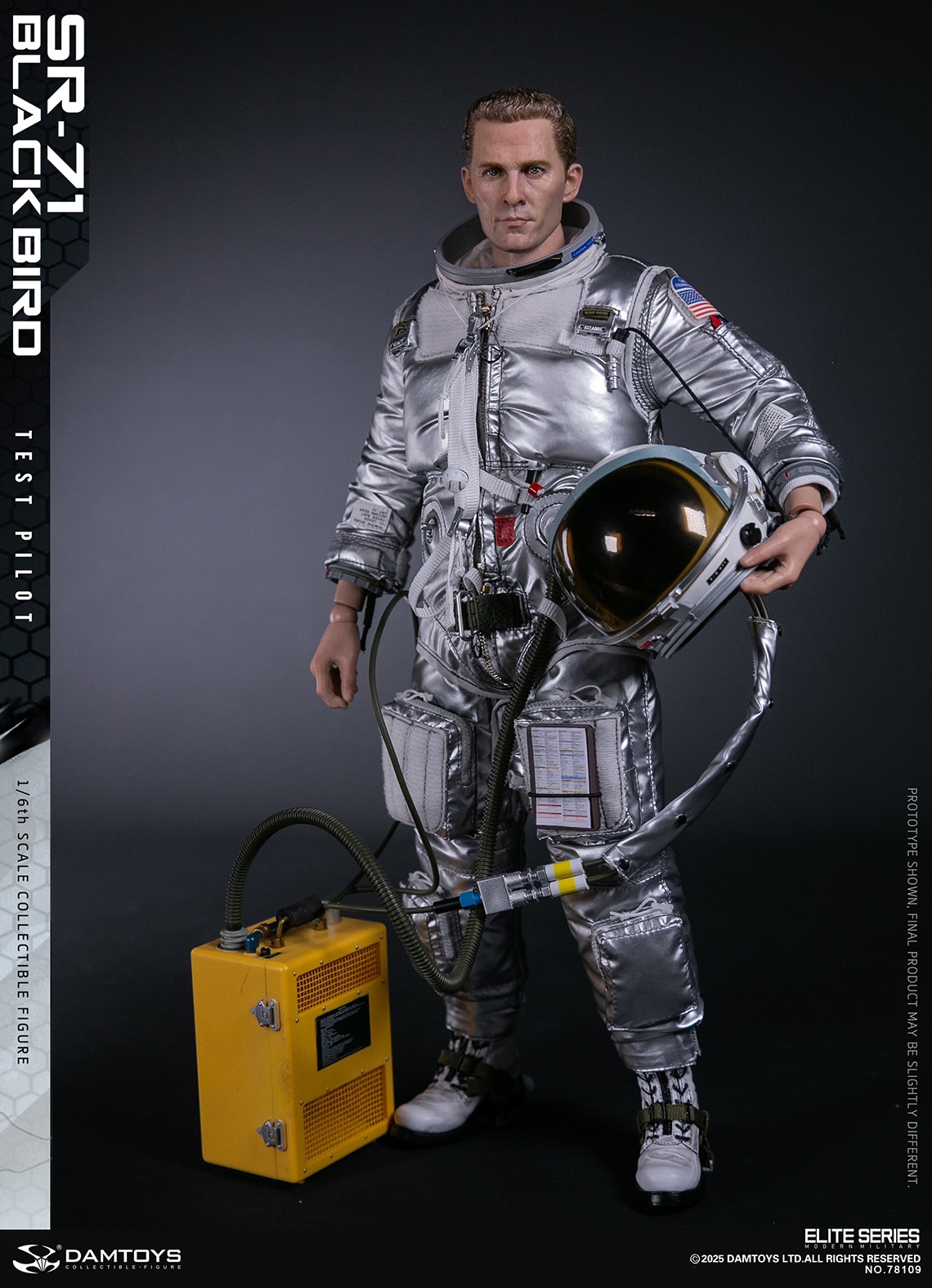 DAMTOYS – 1/6 Scale SR-71 Blackbird Test Pilot NO.78109 (Licensed)