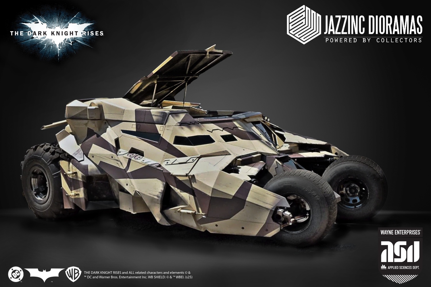 Jazzinc Dioramas Studio – The Dark Knight Rises 1/6 Scale Batmobile (Licensed)