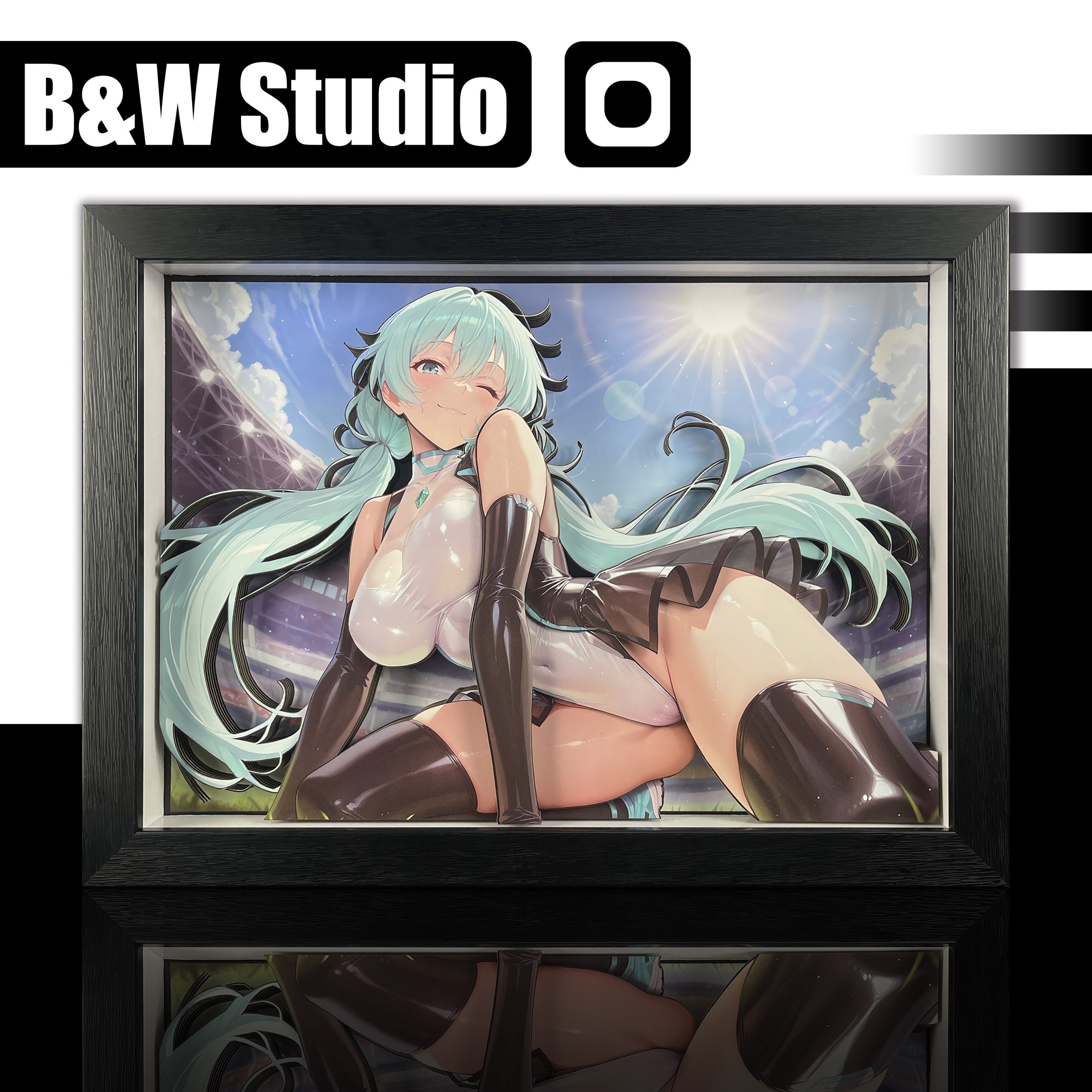 B&W Studio – Project Sekai Hatsune Miku Racing 3D Decorative Painting