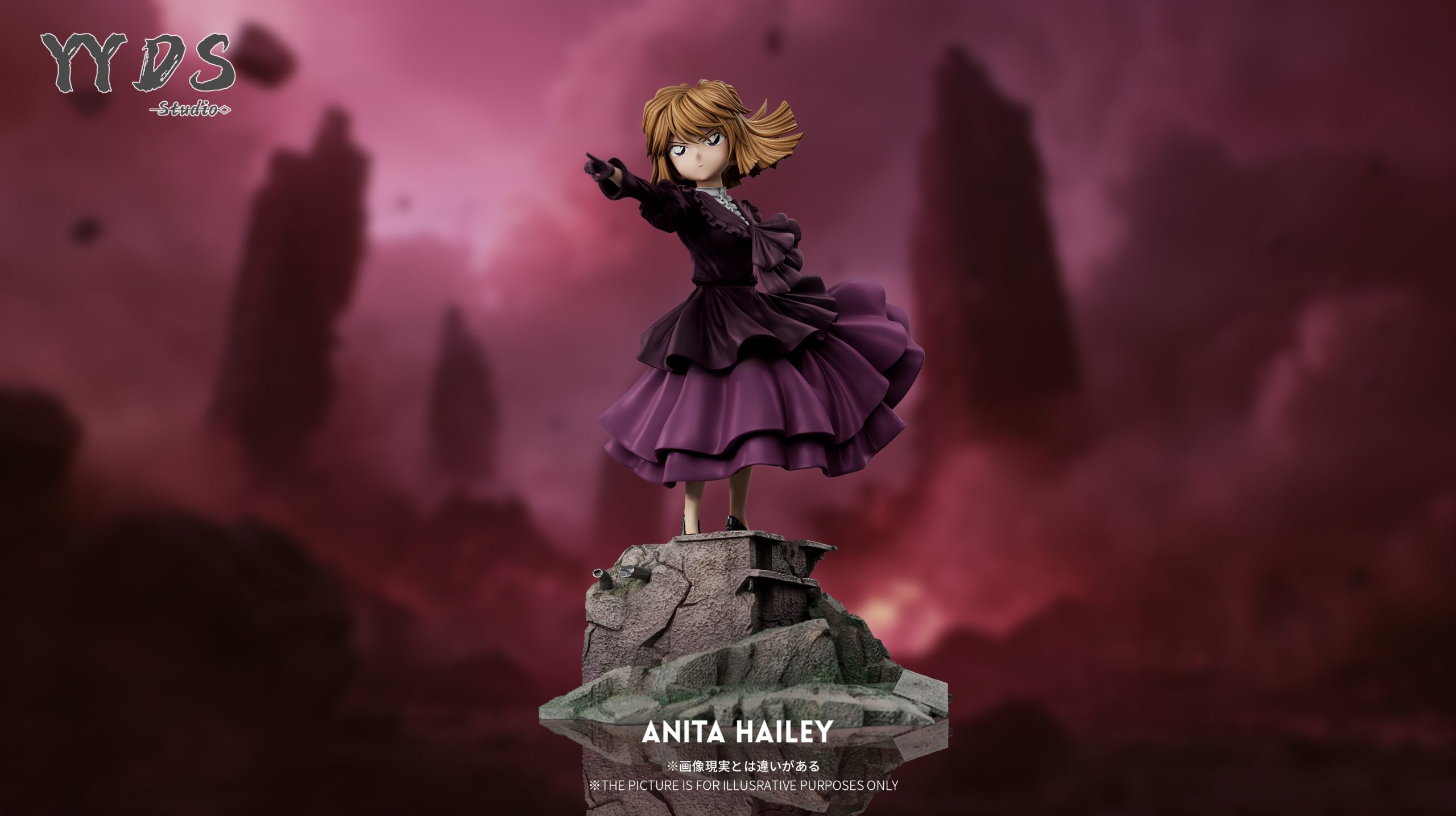 YYDS Studio – Detective Conan Gothic Black Dress Ai Haibara