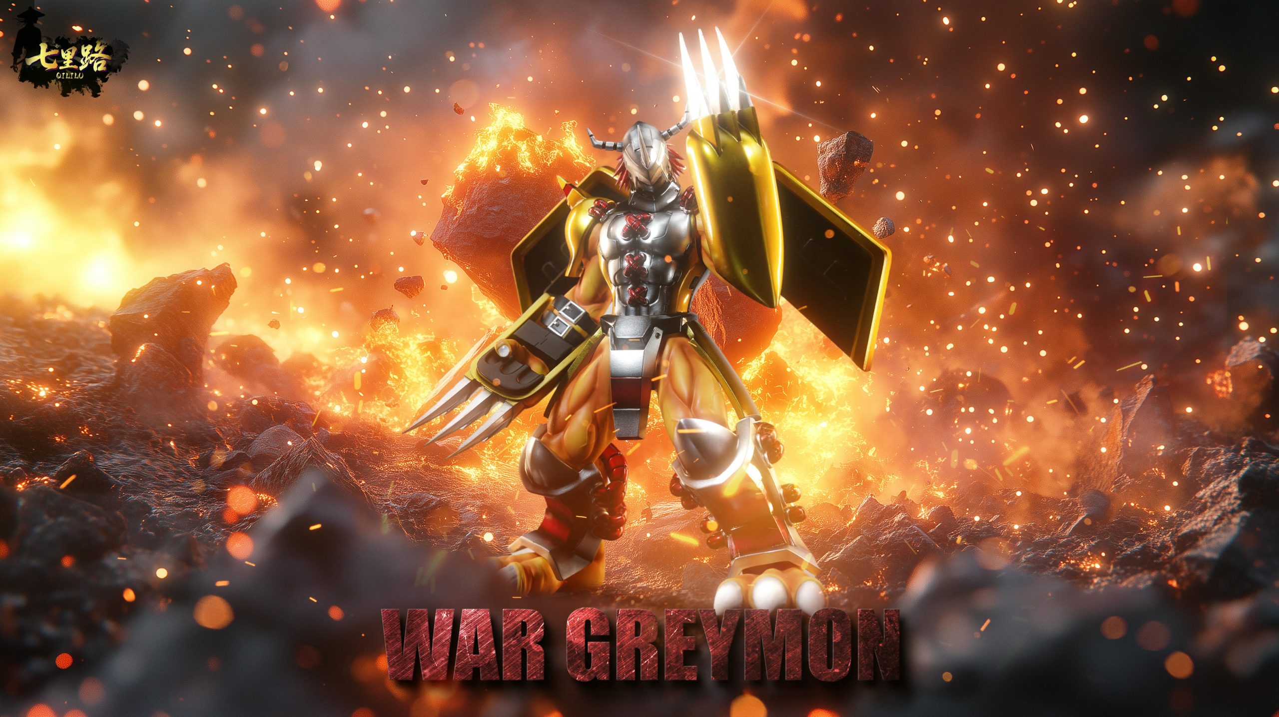 QILILU Studio – Digimon Series 02 Dual Pose WarGreymon