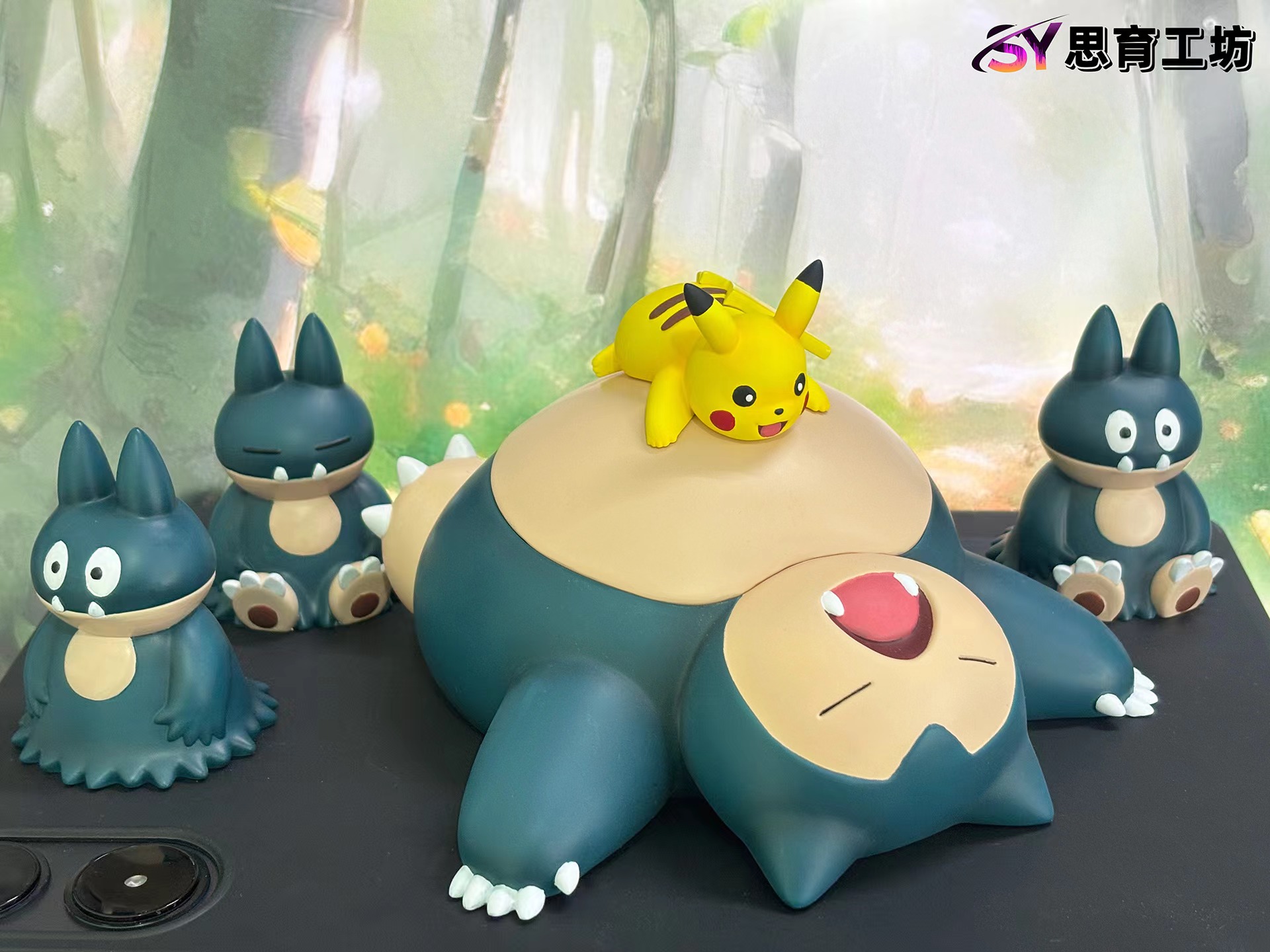 SY Studio – Pokémon Snorlax Family Nap Time