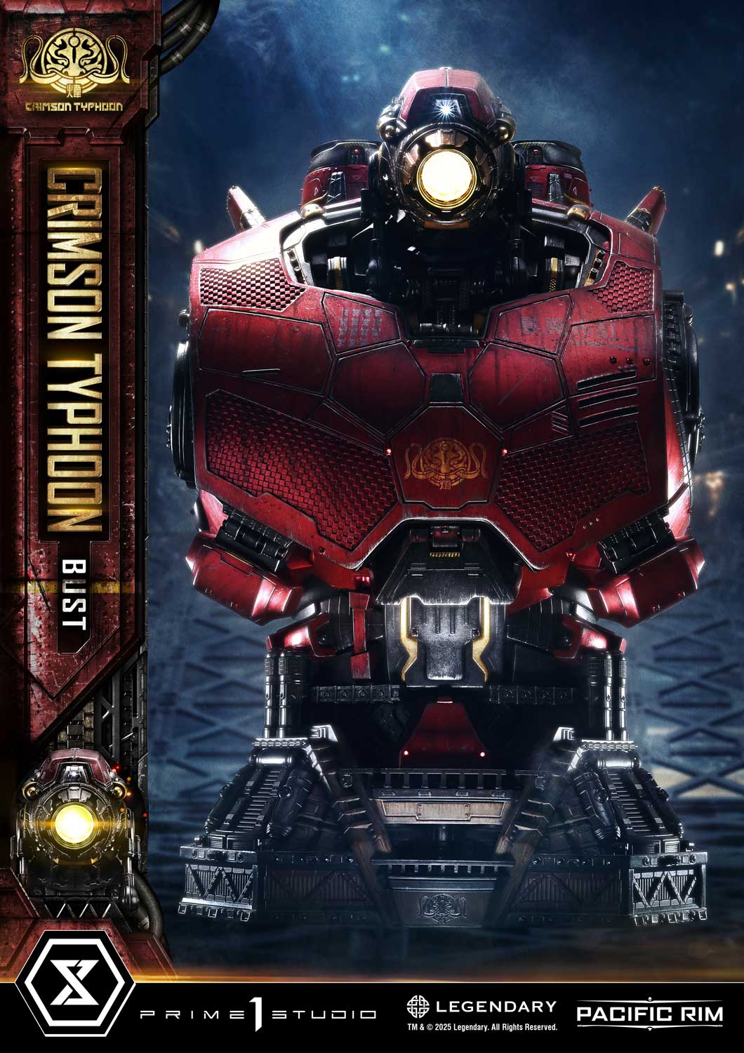 Prime 1 Studio – Life Size Bust Pacific Rim (Film) Crimson Typhoon LSPACRIM-03 LSPACRIM-03DX (Licensed)