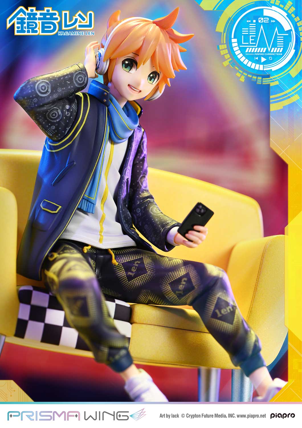 Prime 1 Studio & PRISMA WING – PRISMA WING Piapro Characters Kagamine Len “Art by lack” 1/7 Scale Pre-Painted Figure PWPCL-04 (Licensed)