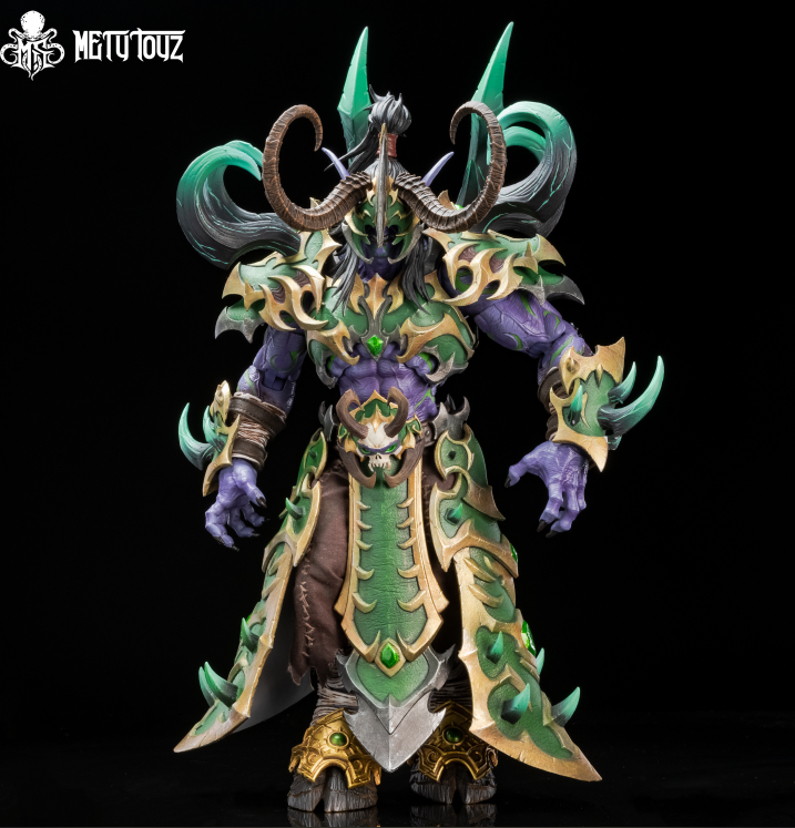 METYTOYZ – World of Warcraft Illidan Stormrage WF2025 Exclusive Demon Hunter Emperor Armor Edition Action Figure