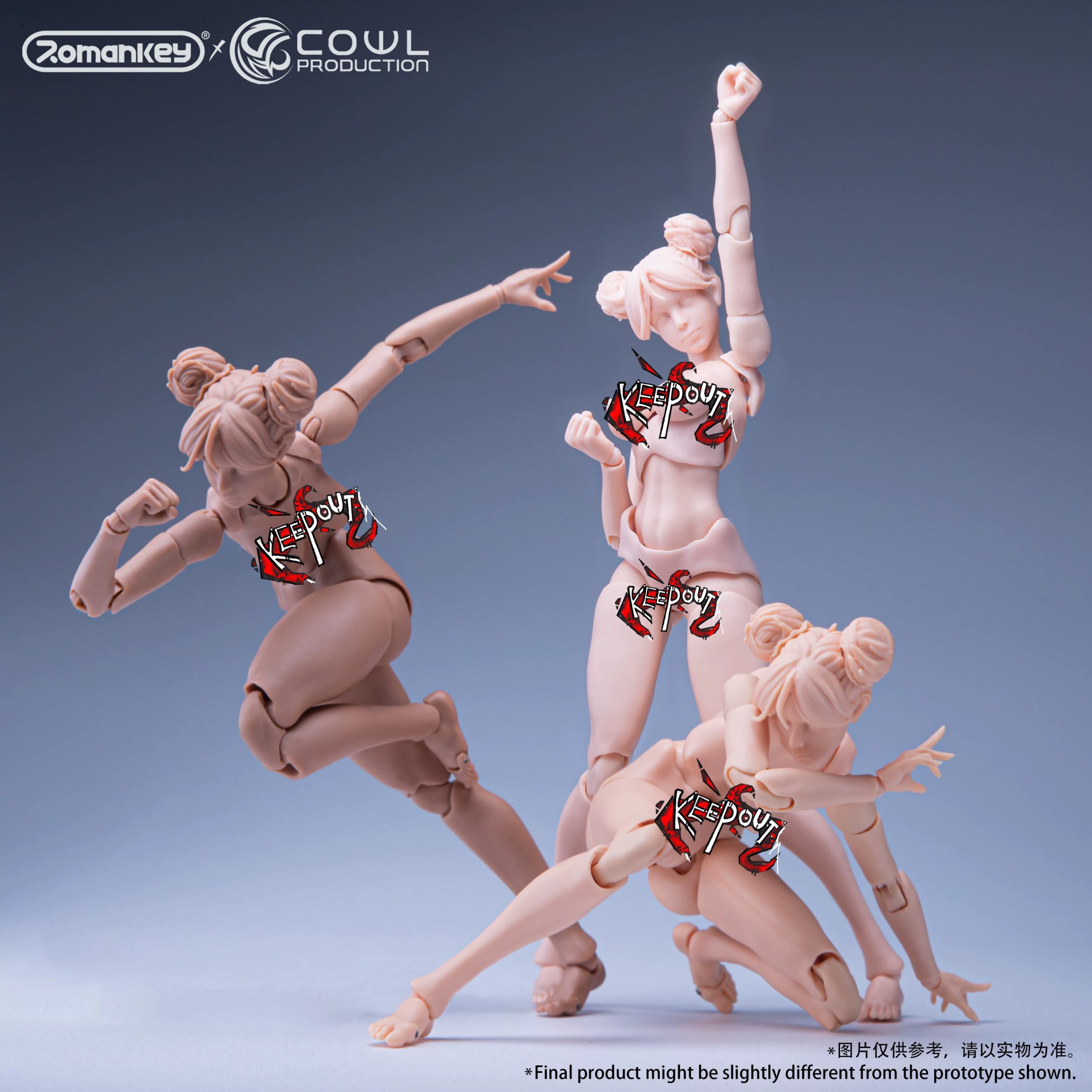 Romankey Studio – 1/12 Scale Highly Articulated Female Body Reissue (Licensed)
