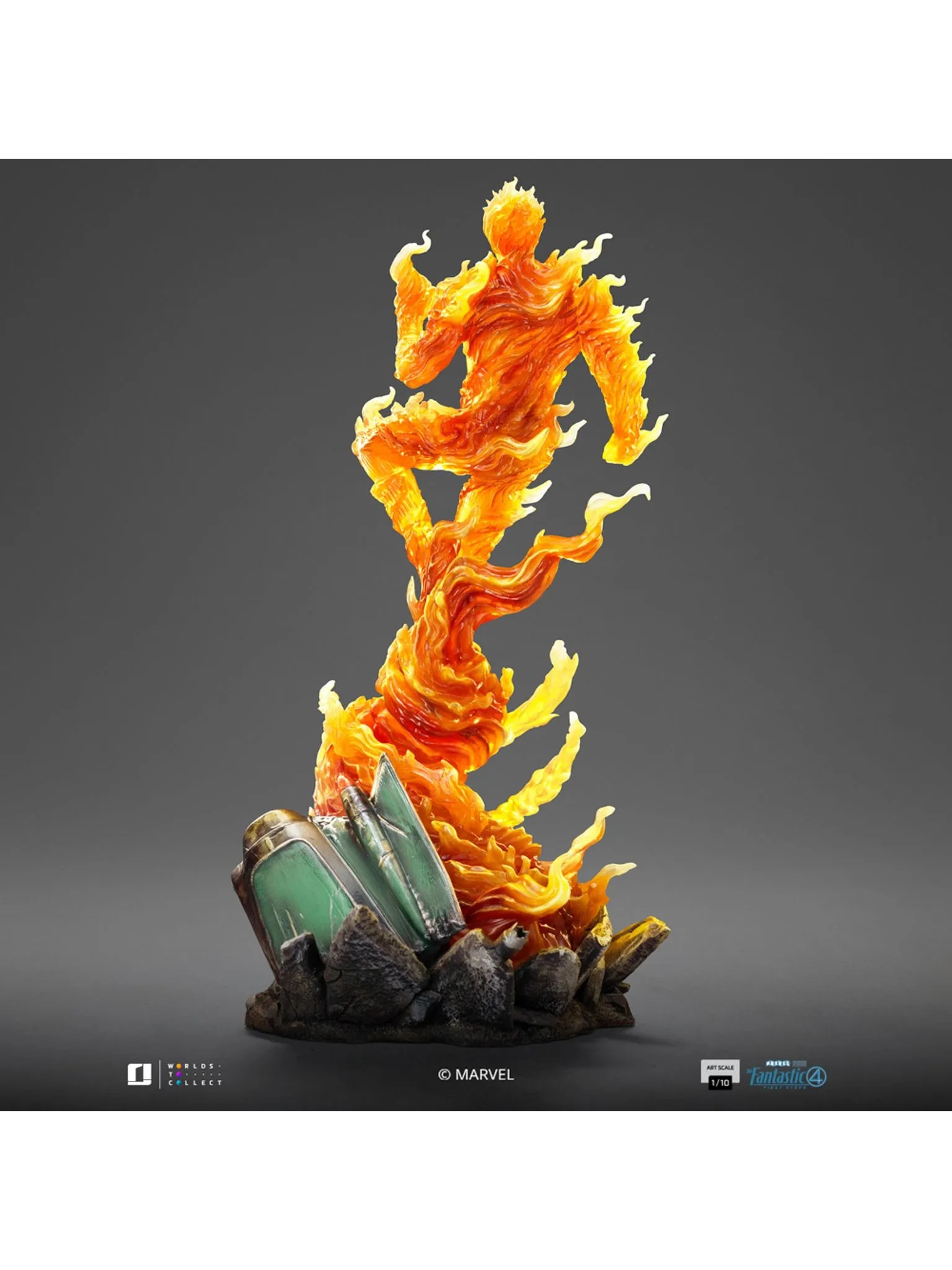 Iron Studio – The Fantastic Four: The Thing & Human Torch MARCAS203135-10 MARCAS203325-10 (Licensed)