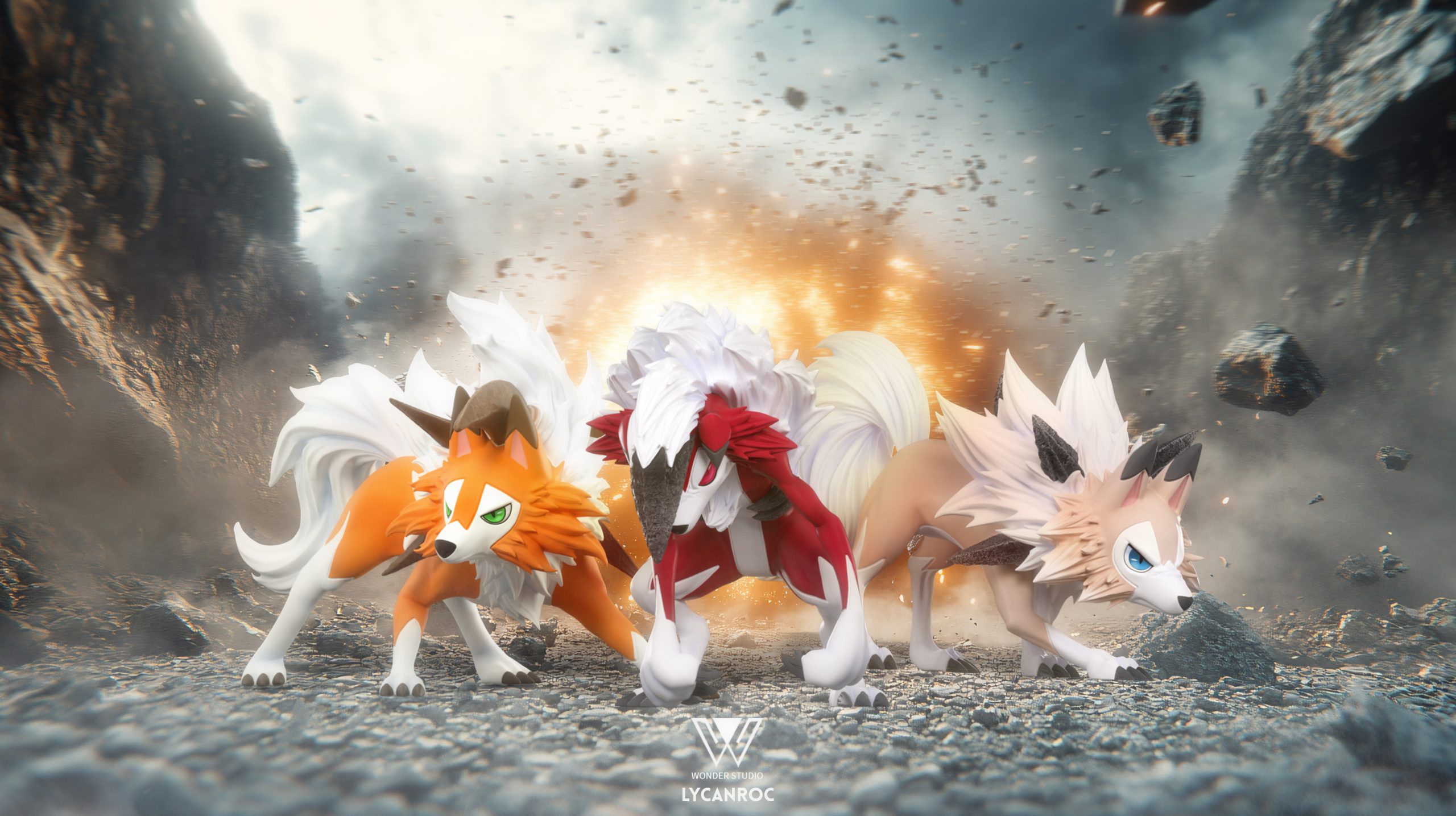 Wonder Studio – Pokémon Lycanroc