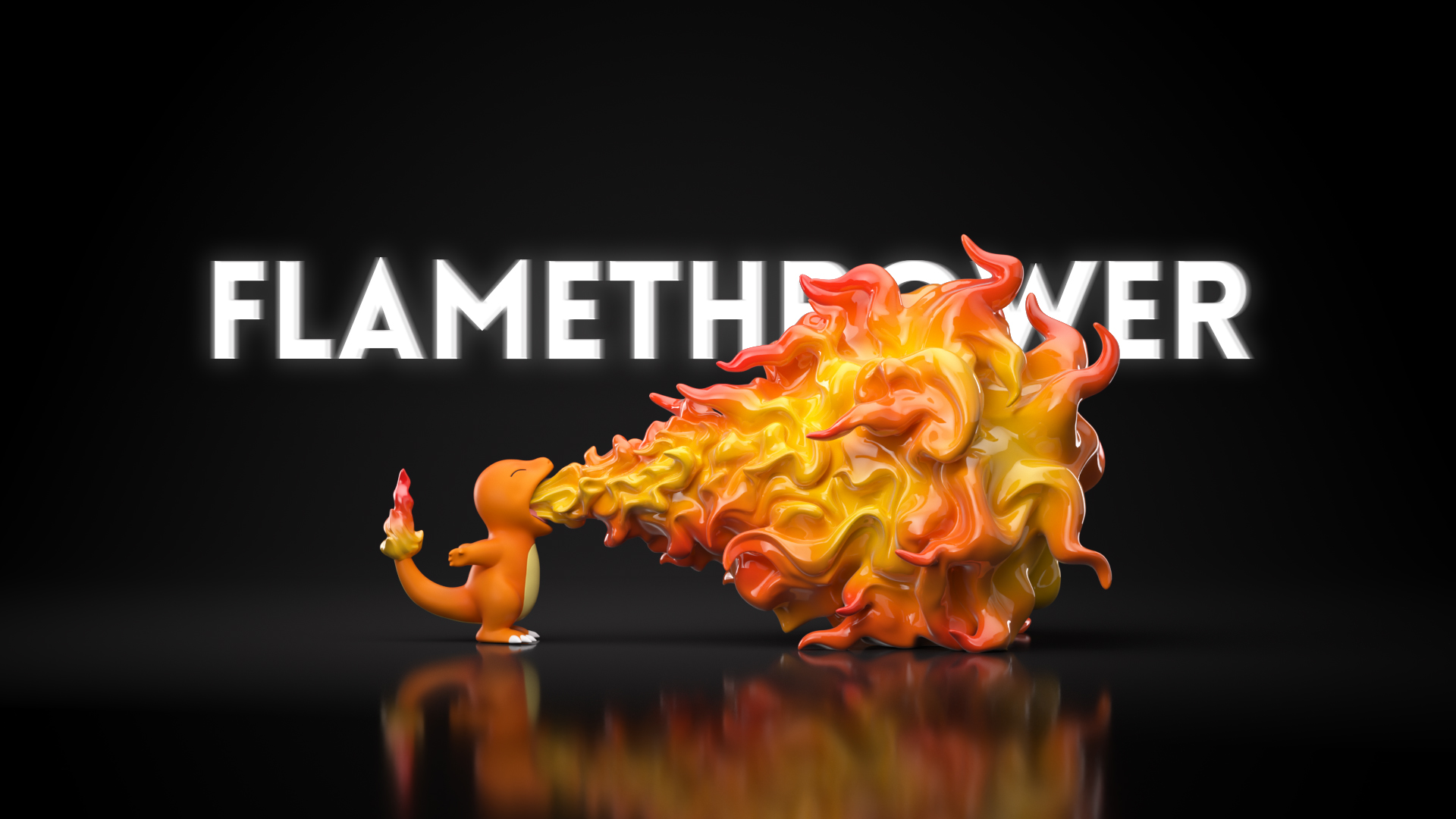 JP Studio – Pokémon Battle Series Move Museum #04 Charmander Flamethrower