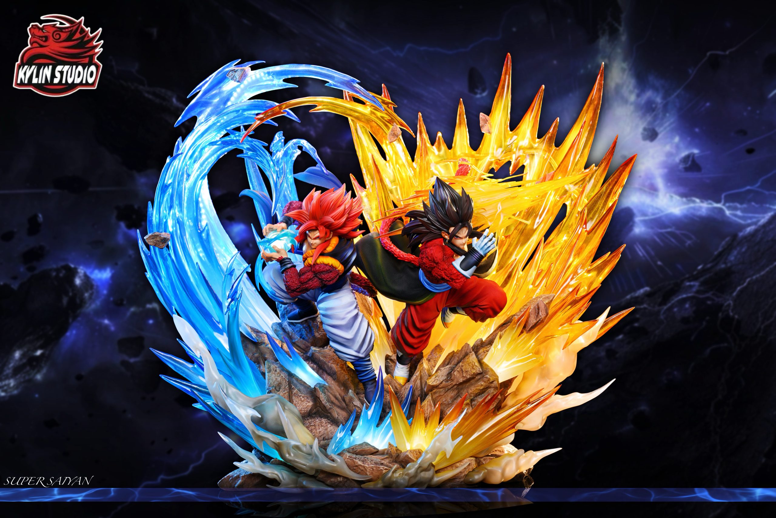 Kylin Studio – Dragon Ball Classic Characters Series #12 Super Saiyan 4 Gogeta & Vegito